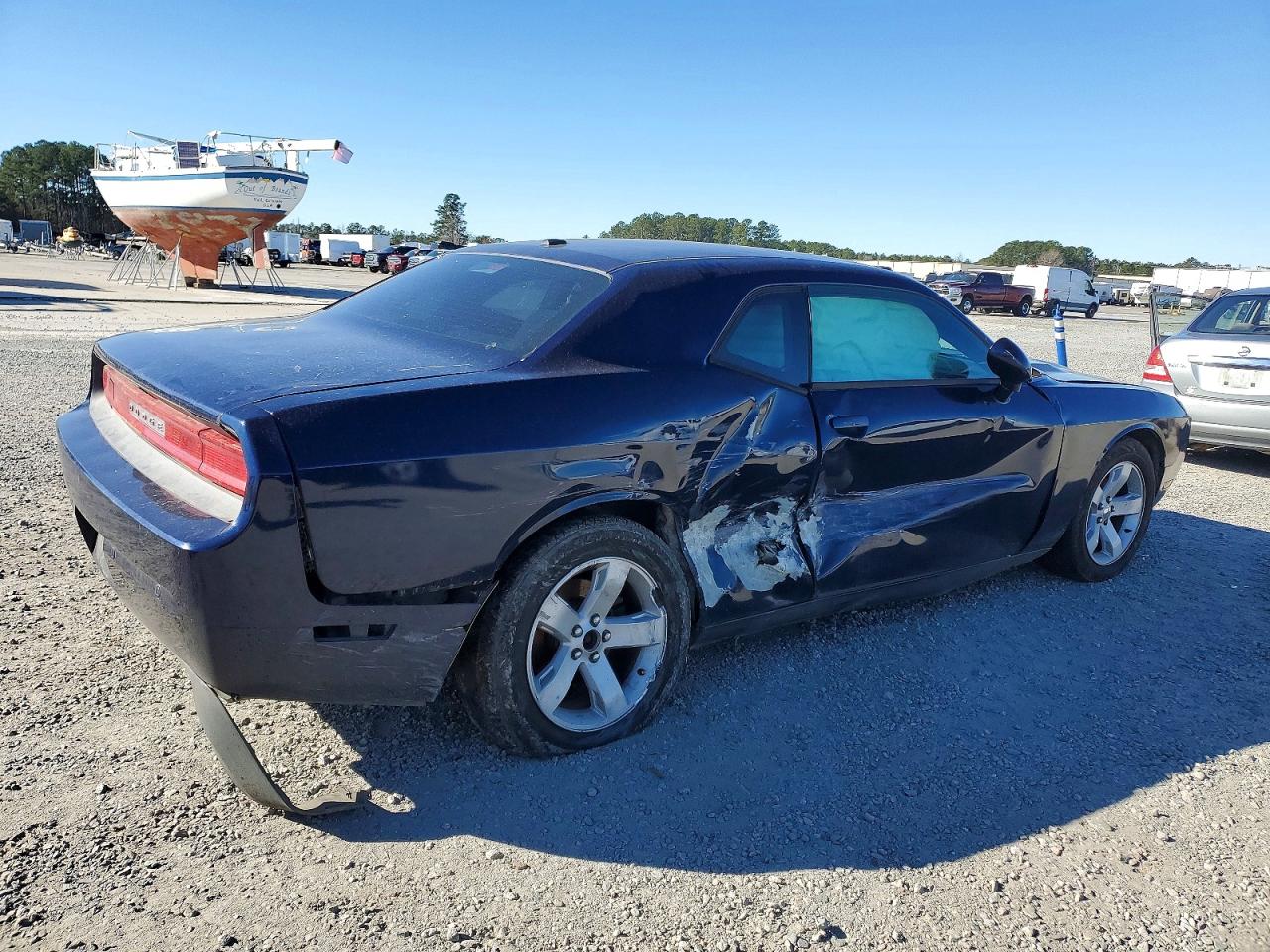 2014 Dodge Challenger Sxt Blue vin: 2C3CDYAG5EH176674