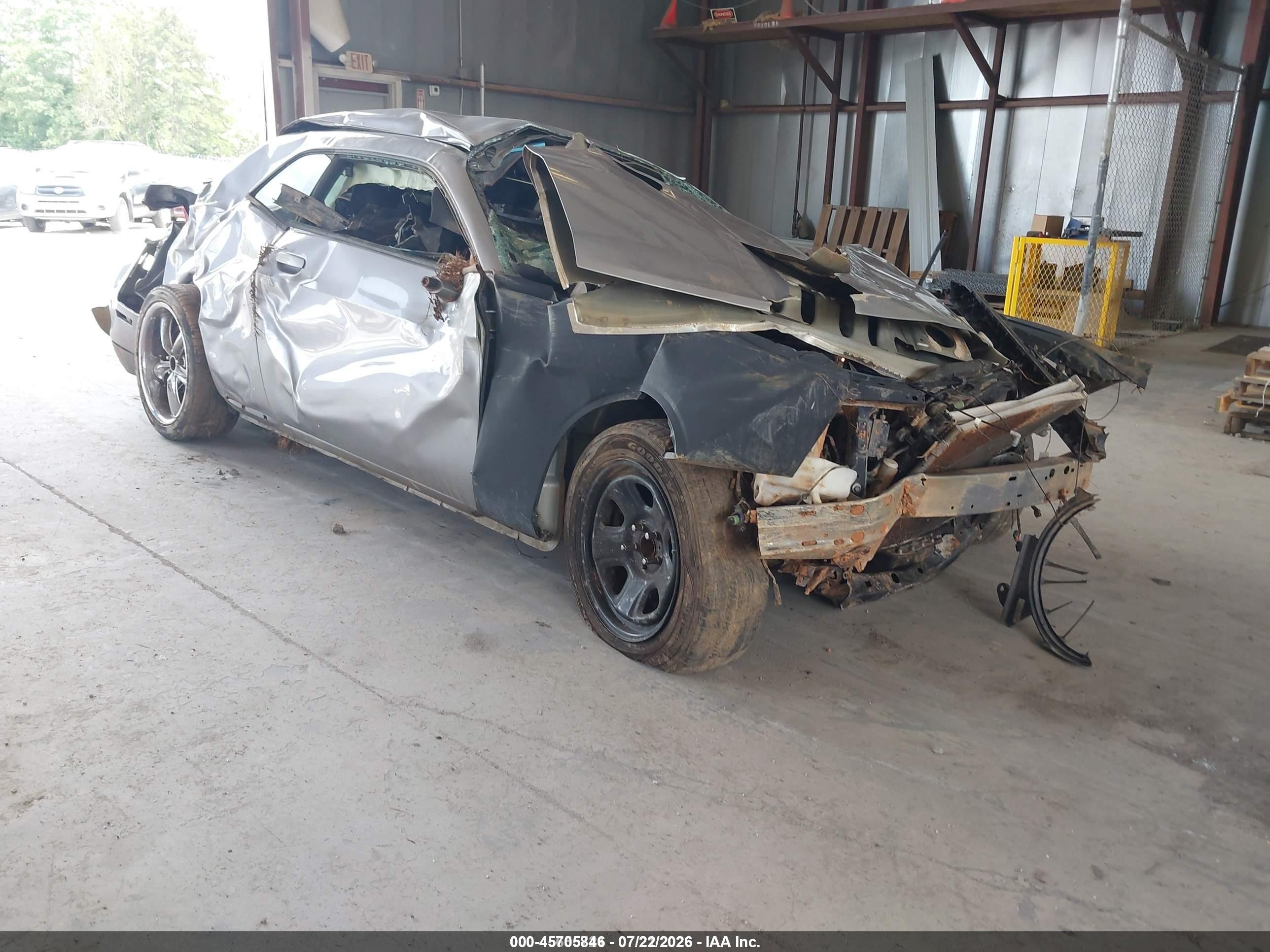 2014 Dodge Challenger Sxt Серый vin: 2C3CDYAG5EH176786