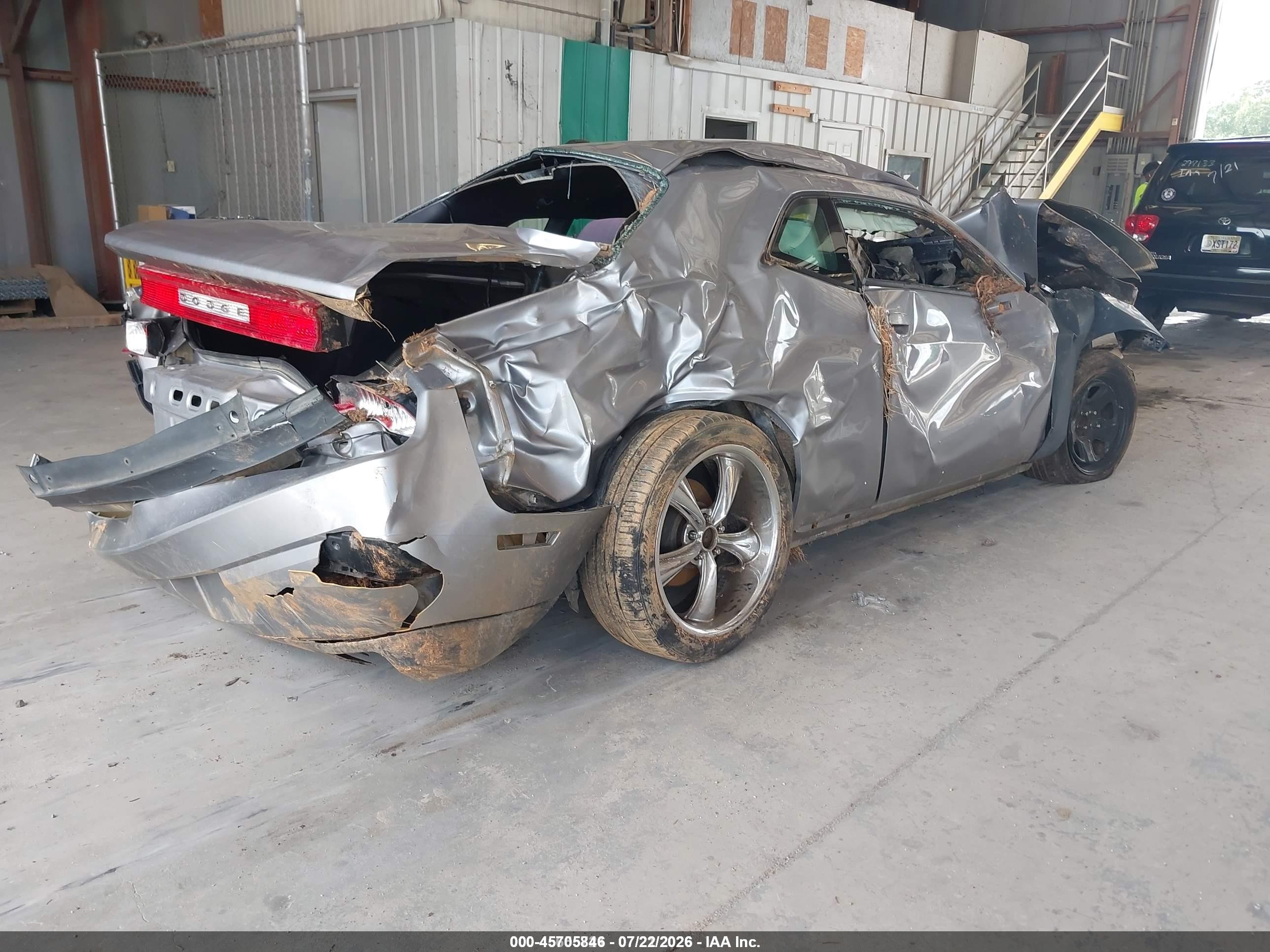 2014 Dodge Challenger Sxt Gray vin: 2C3CDYAG5EH176786