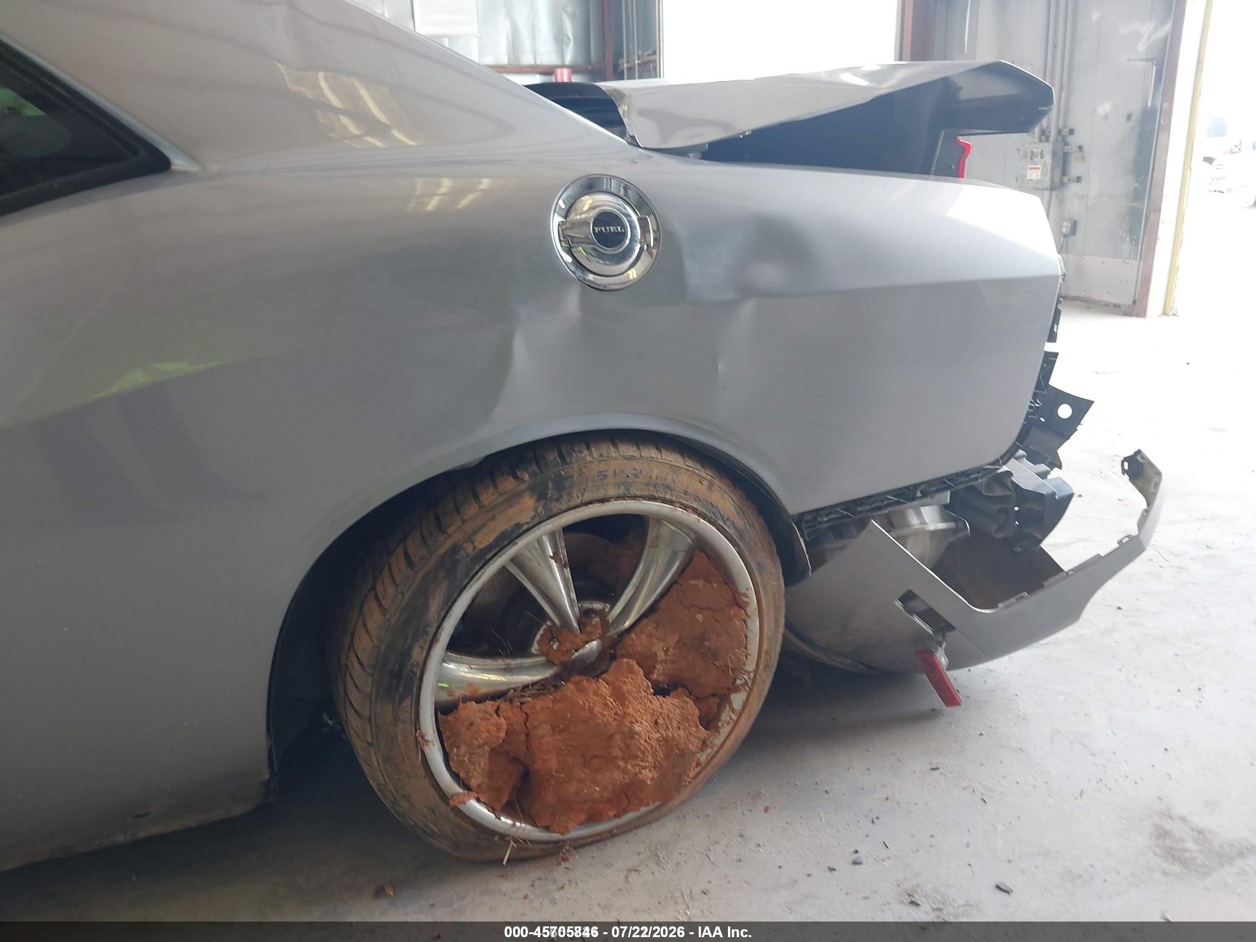 2014 Dodge Challenger Sxt Gray vin: 2C3CDYAG5EH176786