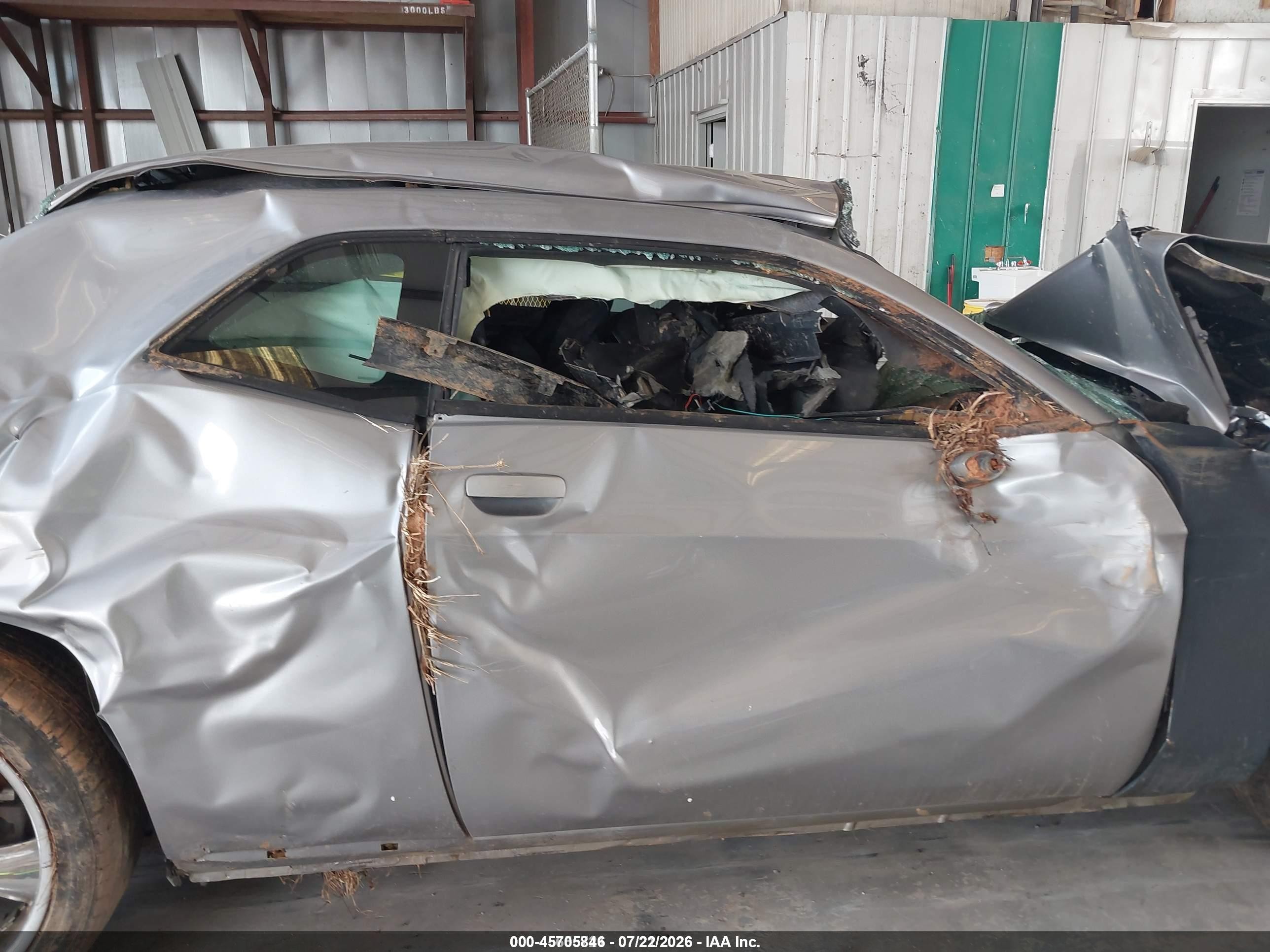 2014 Dodge Challenger Sxt Gray vin: 2C3CDYAG5EH176786