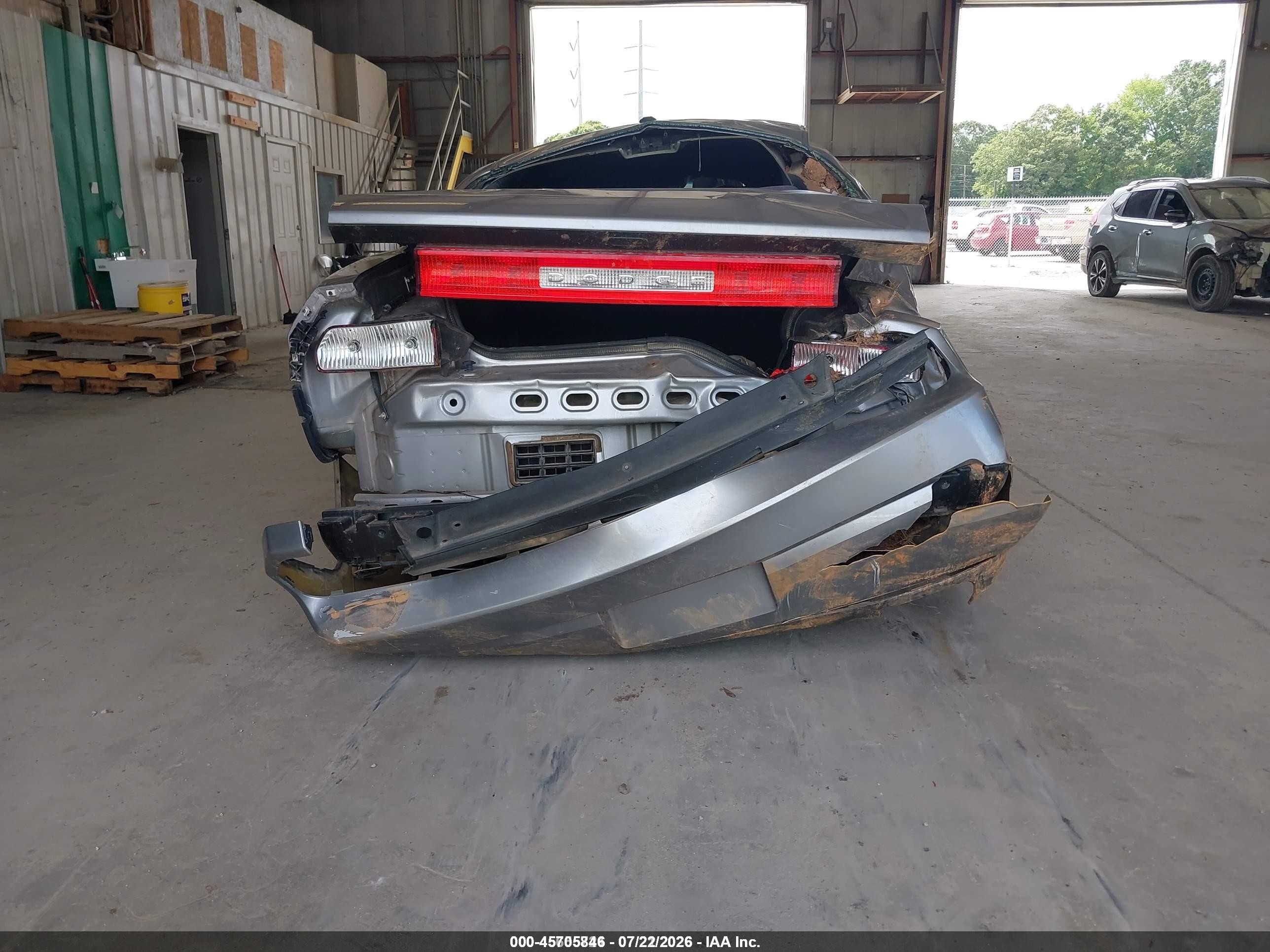 2014 Dodge Challenger Sxt Gray vin: 2C3CDYAG5EH176786