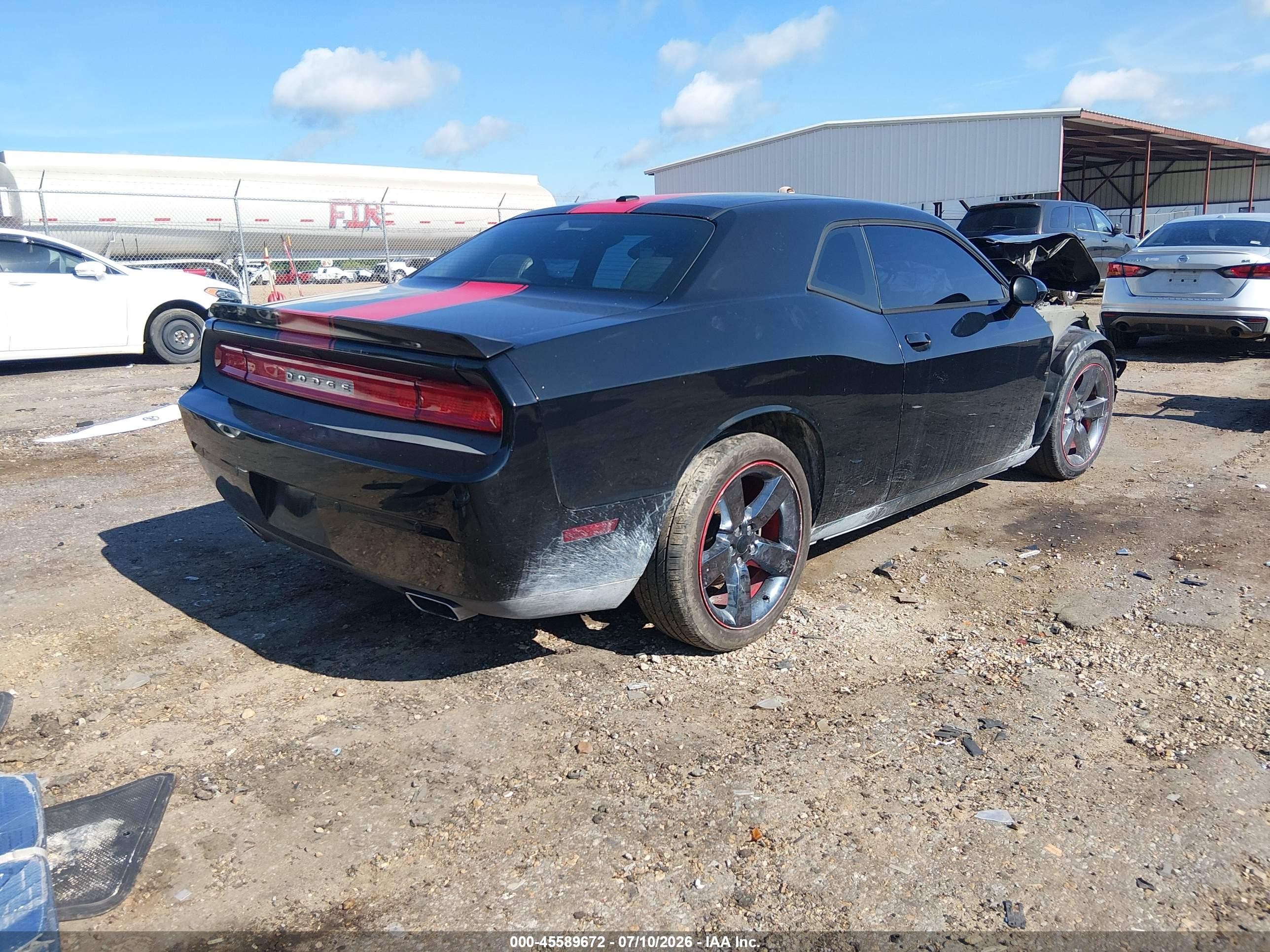 2014 Dodge Challenger Rallye Redline Black vin: 2C3CDYAG5EH201945