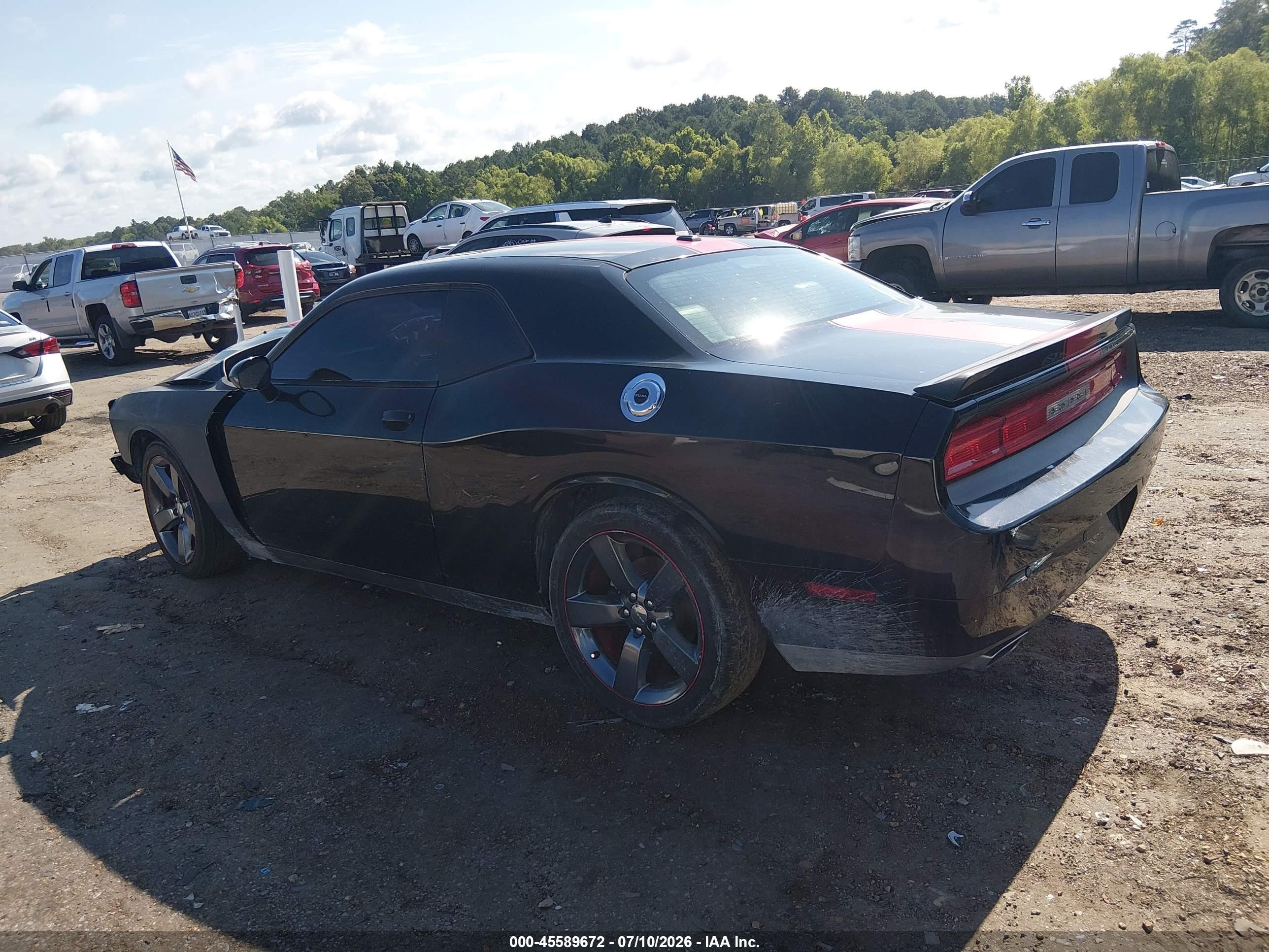 2014 Dodge Challenger Rallye Redline Black vin: 2C3CDYAG5EH201945