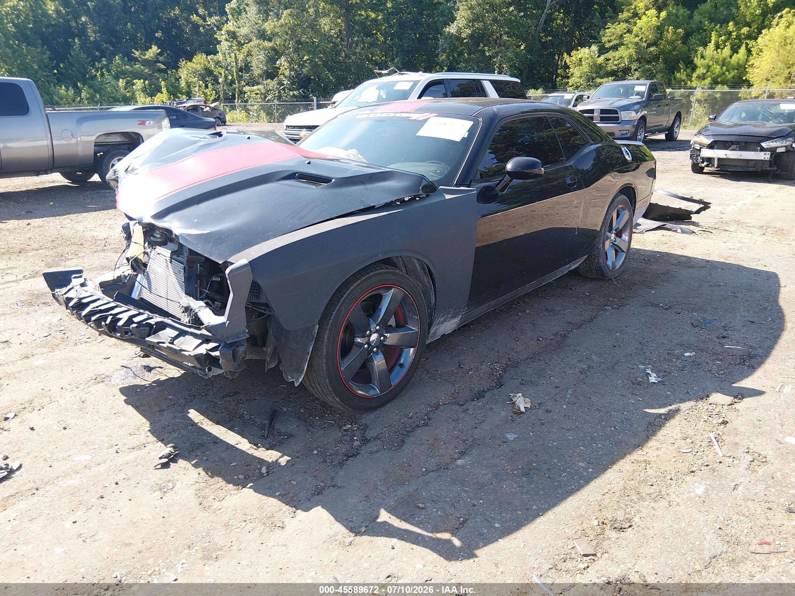 2014 Dodge Challenger Rallye Redline Black vin: 2C3CDYAG5EH201945