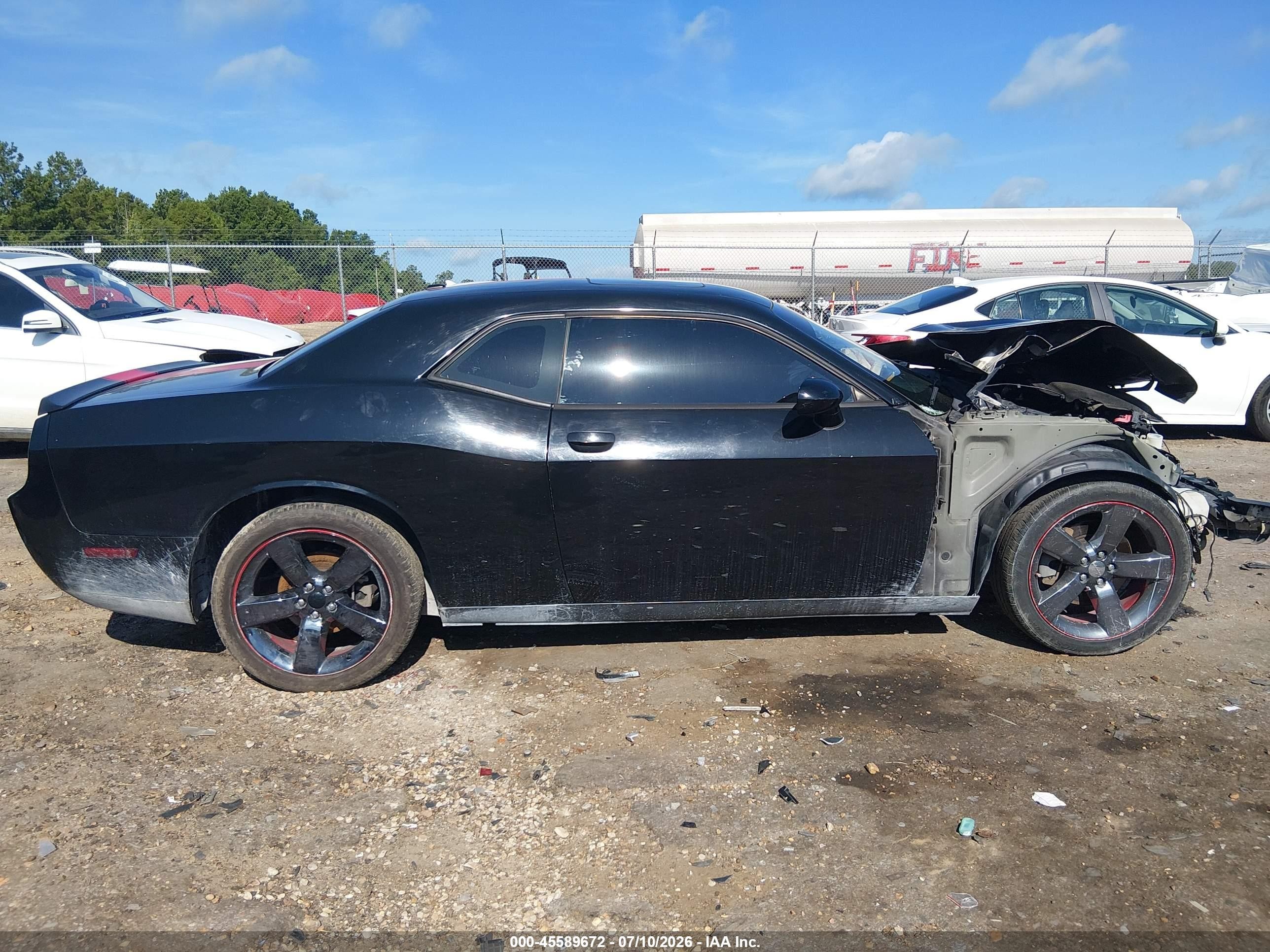 2014 Dodge Challenger Rallye Redline Black vin: 2C3CDYAG5EH201945