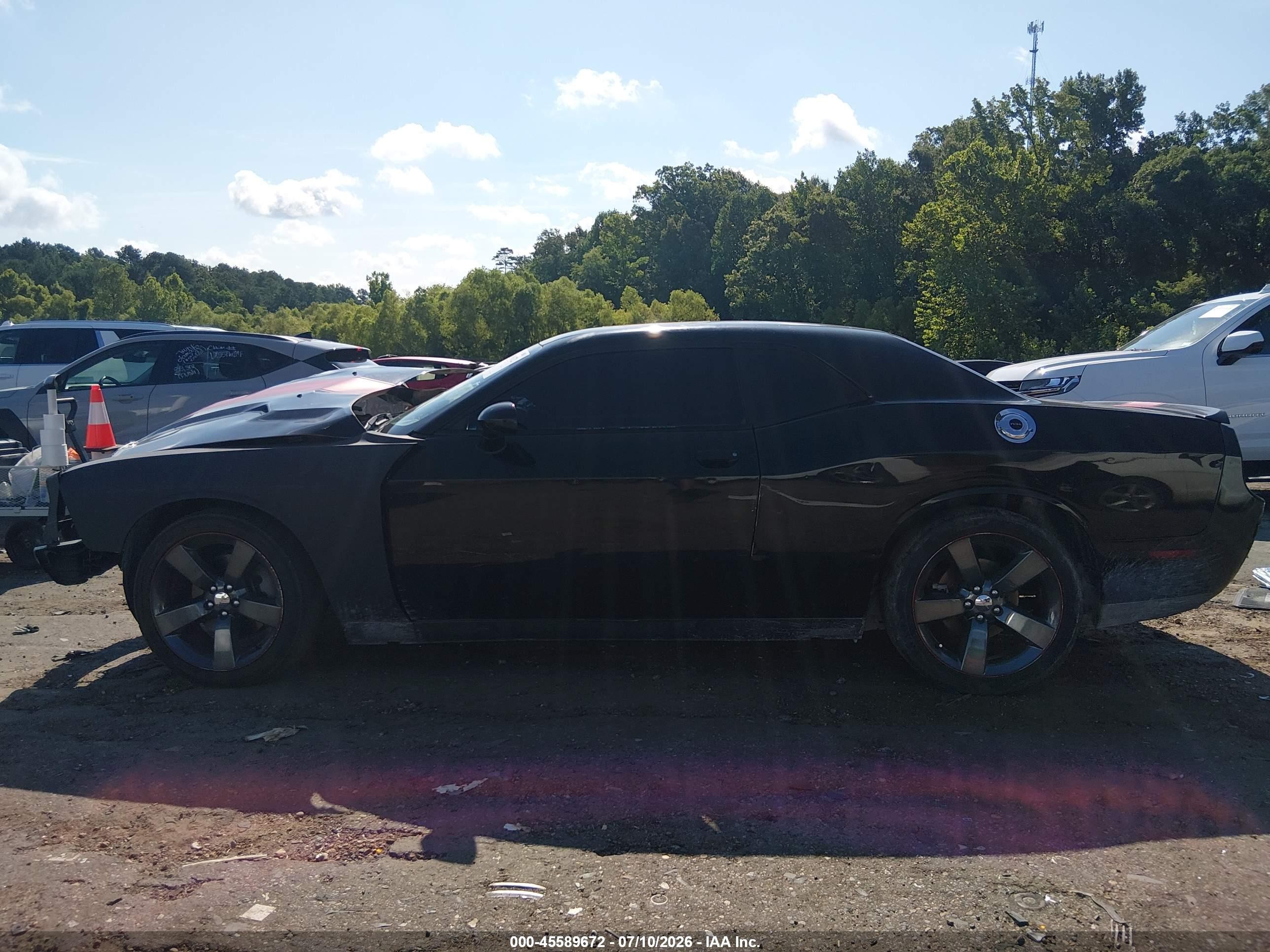 2014 Dodge Challenger Rallye Redline Black vin: 2C3CDYAG5EH201945