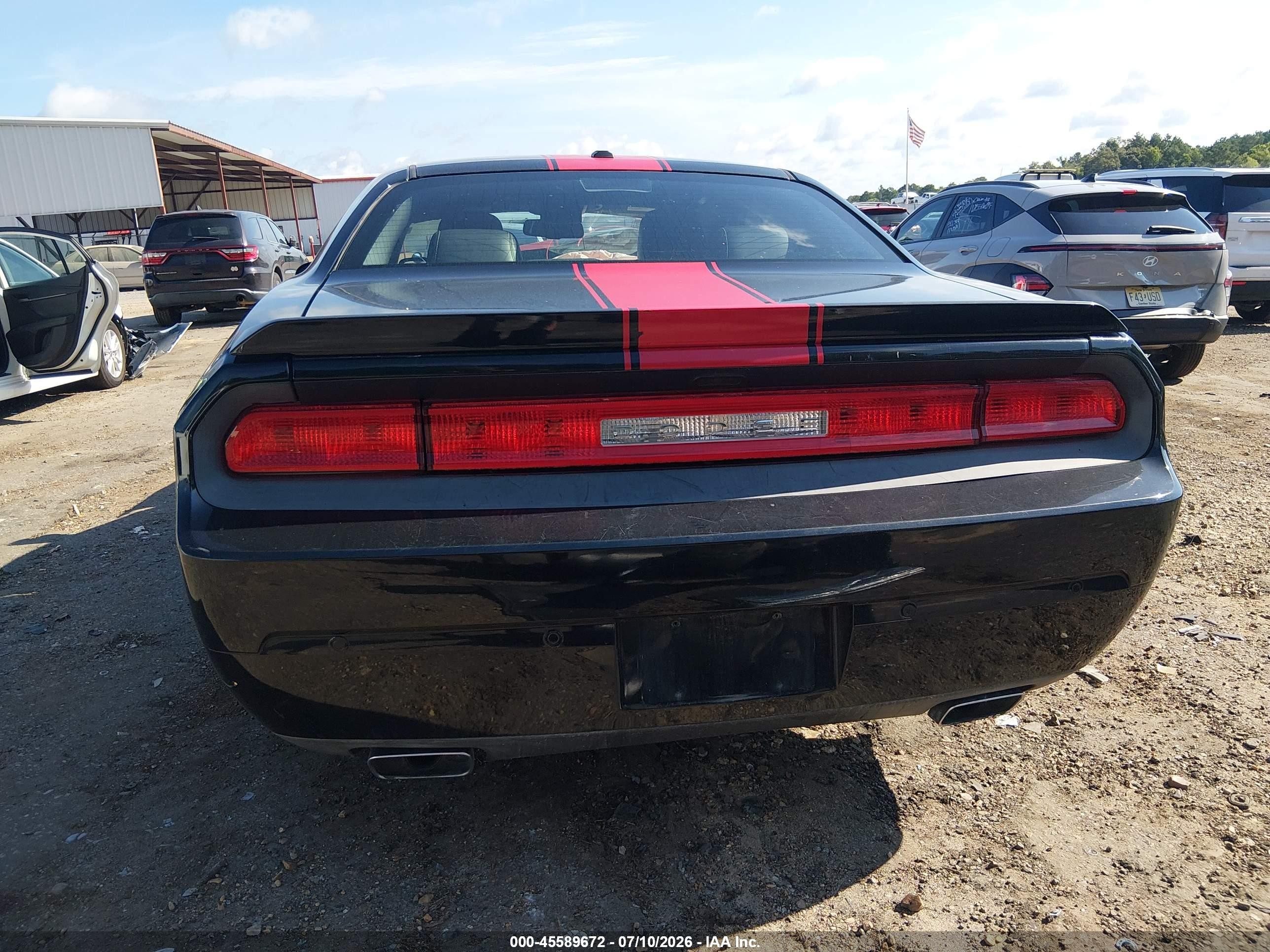 2014 Dodge Challenger Rallye Redline Black vin: 2C3CDYAG5EH201945