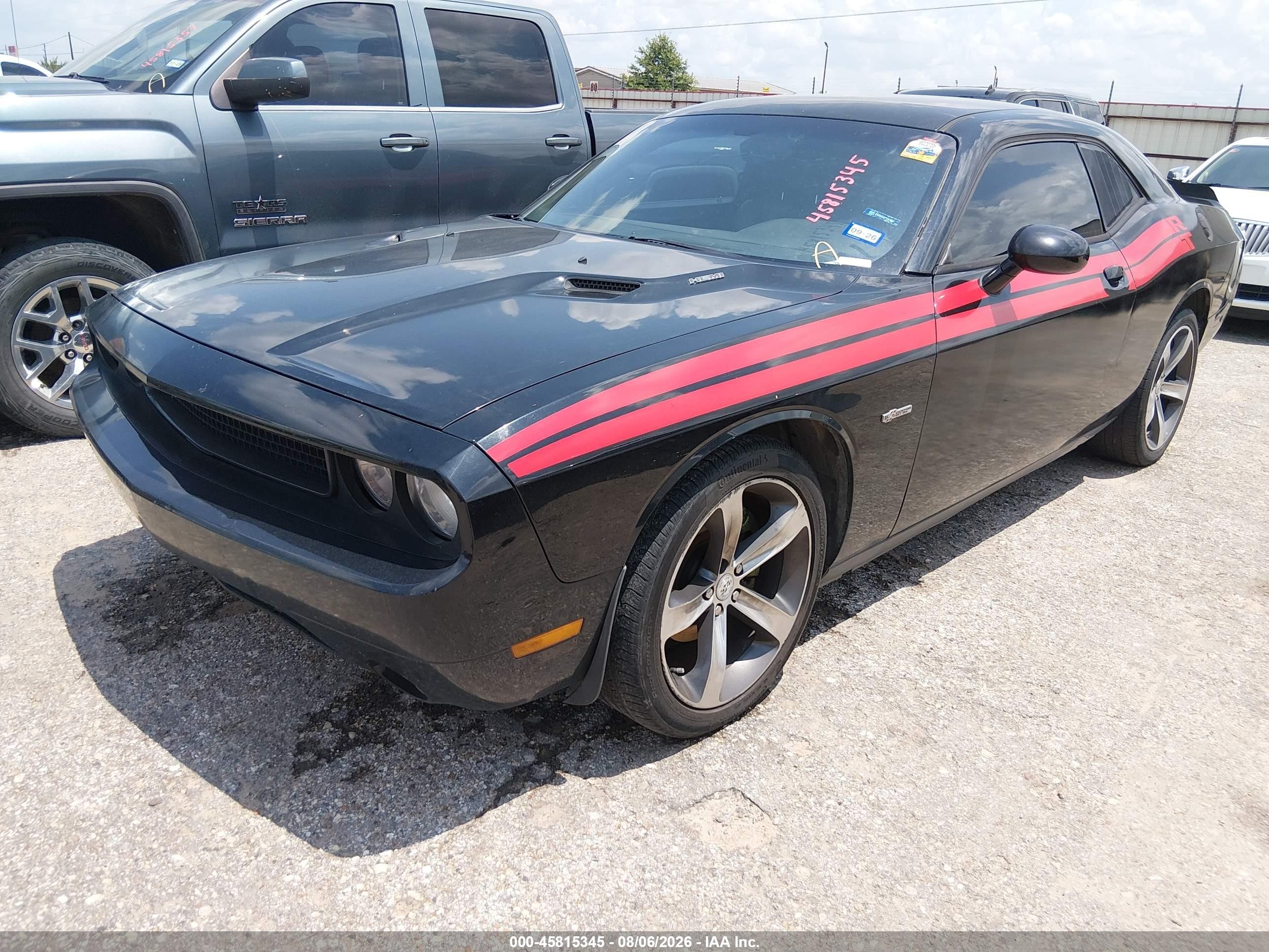 2014 Dodge Challenger Sxt 100th Anniversary Appearance Group Black vin: 2C3CDYAG5EH218003