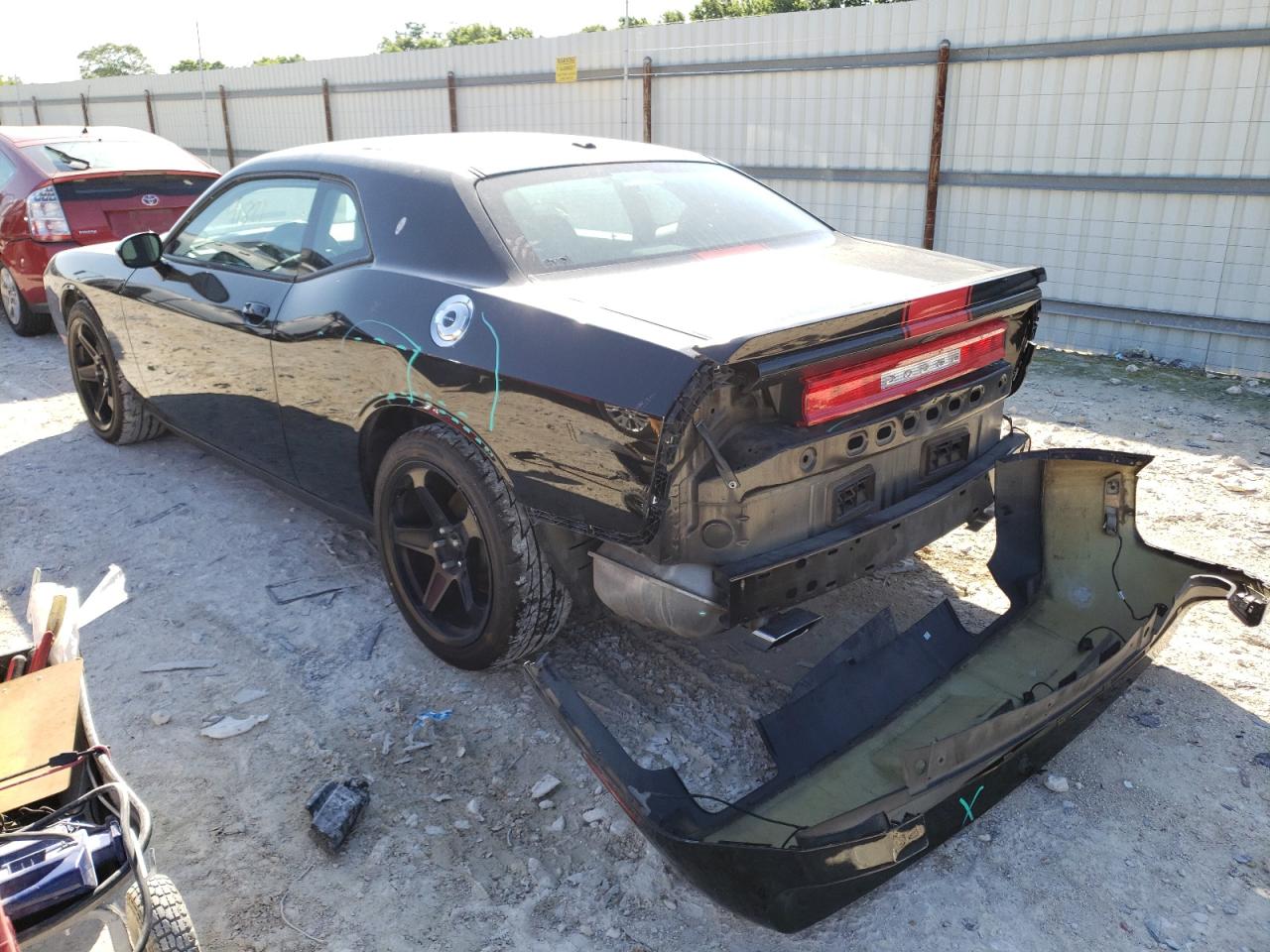 2014 Dodge Challenger Sxt Black vin: 2C3CDYAG5EH253446