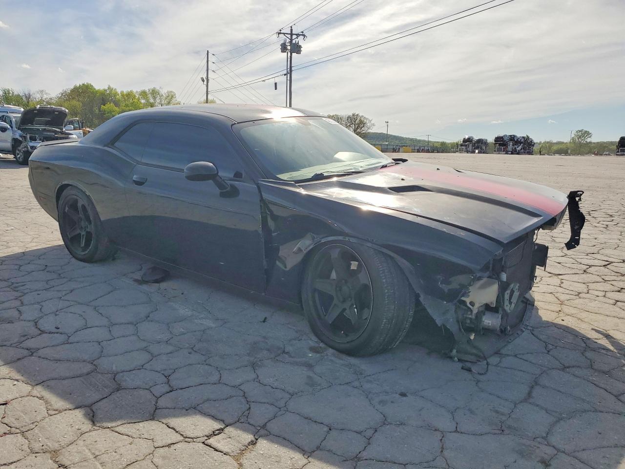 2014 Dodge Challenger Sxt Black vin: 2C3CDYAG5EH253446