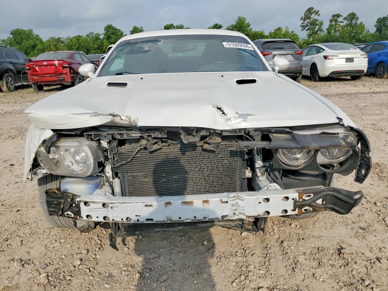 2014 Dodge Challenger Sxt White vin: 2C3CDYAG5EH258470
