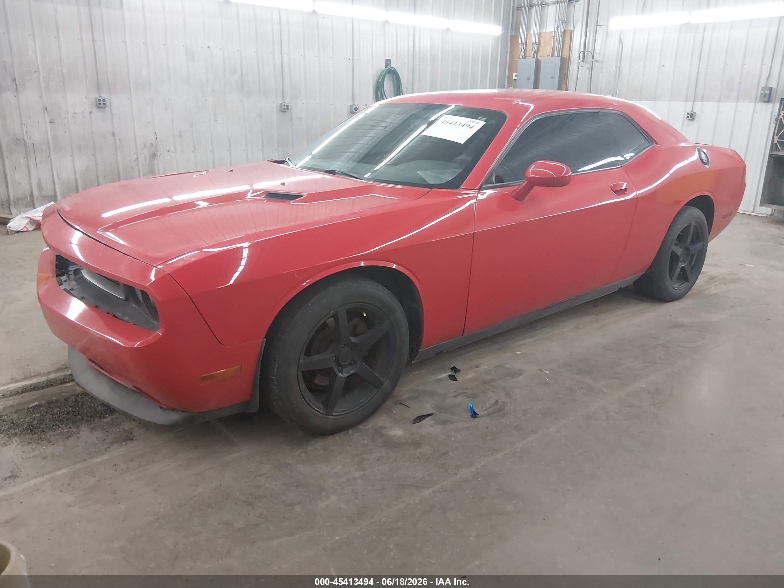 2014 Dodge Challenger Sxt Red vin: 2C3CDYAG5EH282235
