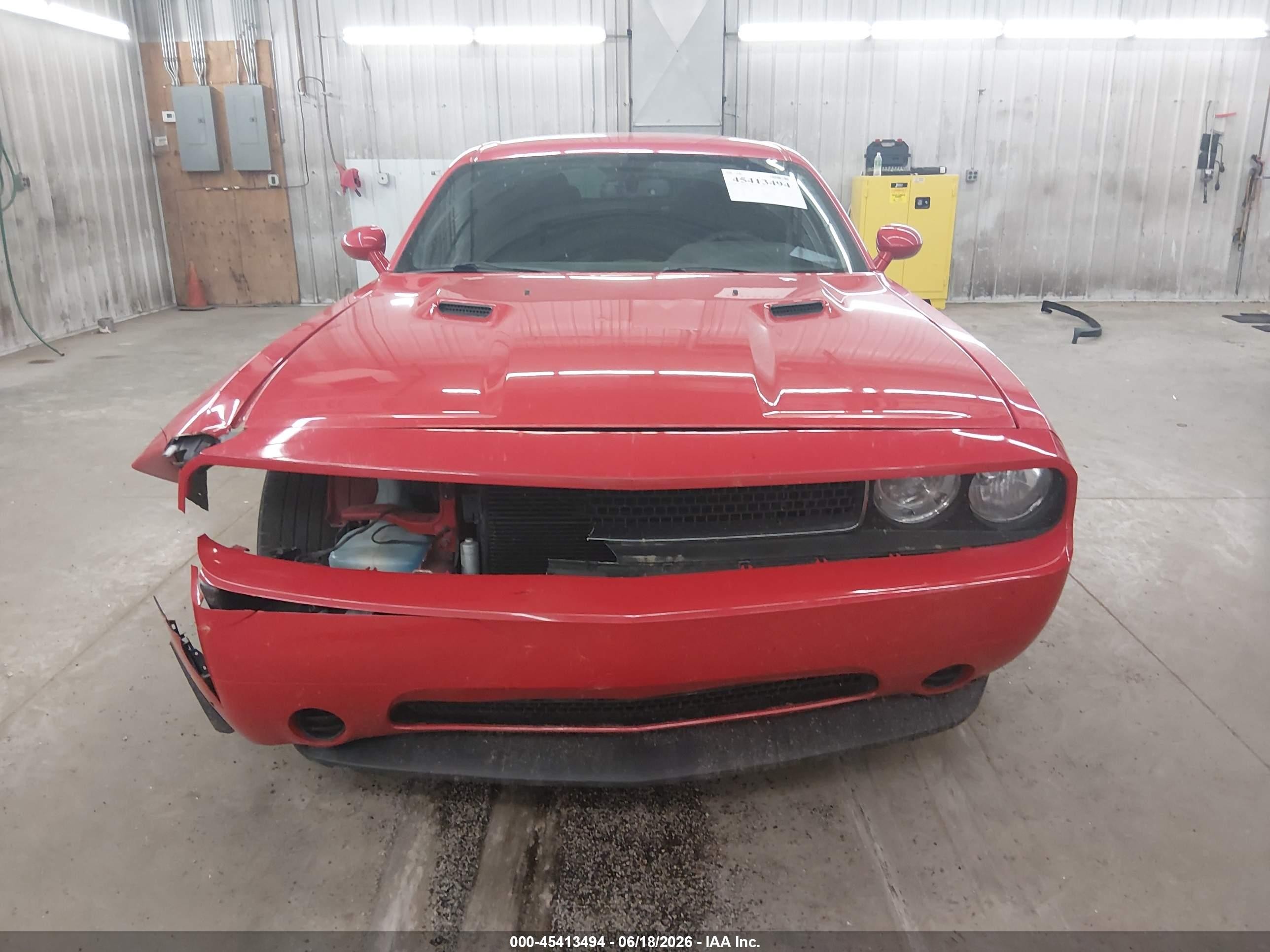 2014 Dodge Challenger Sxt Red vin: 2C3CDYAG5EH282235
