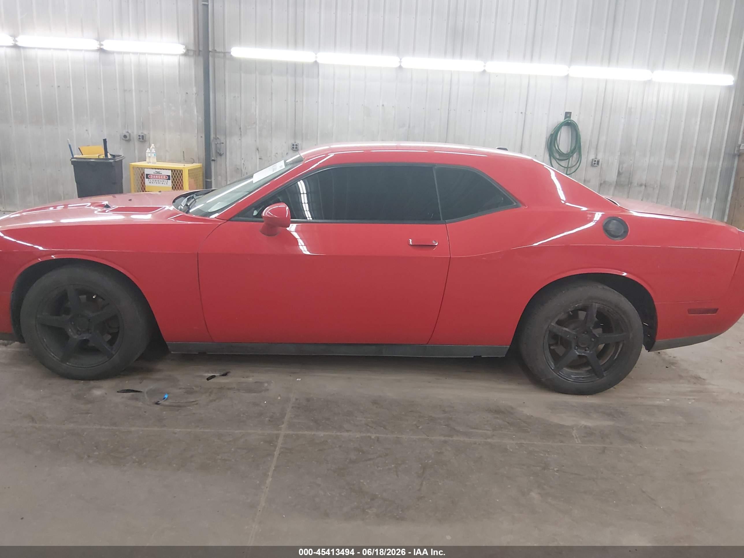 2014 Dodge Challenger Sxt Red vin: 2C3CDYAG5EH282235