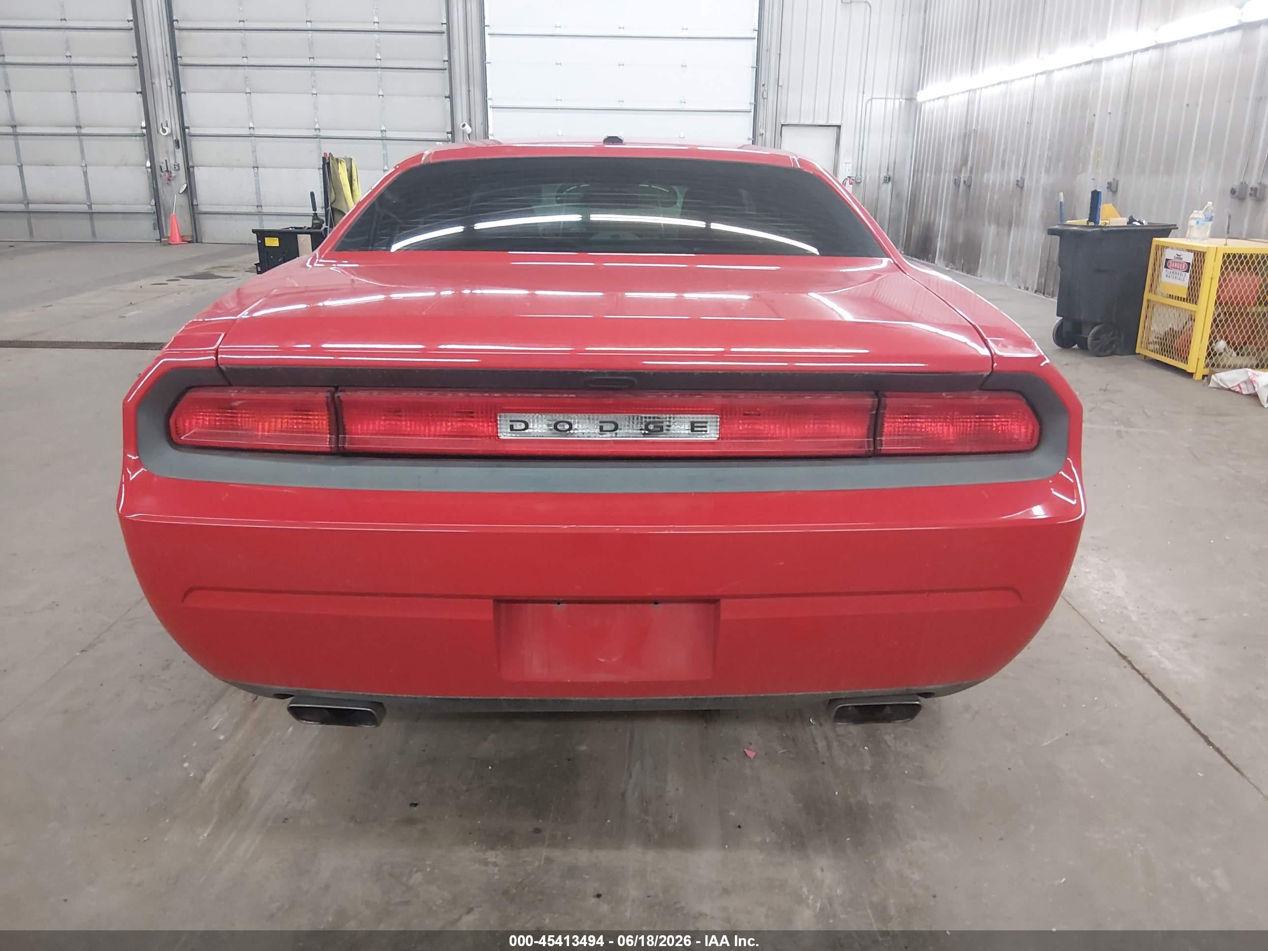 2014 Dodge Challenger Sxt Red vin: 2C3CDYAG5EH282235