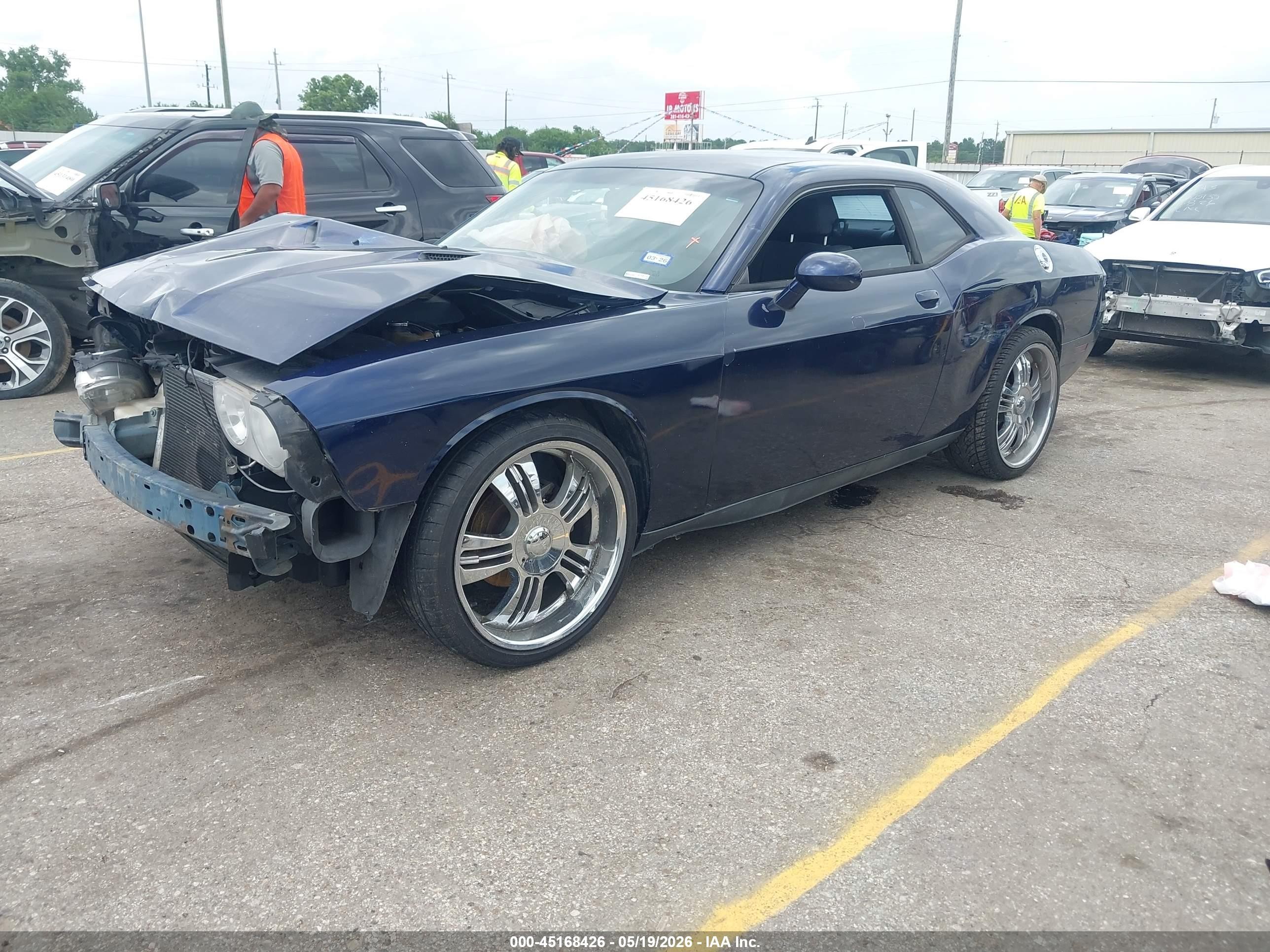 2014 Dodge Challenger Sxt Blue vin: 2C3CDYAG5EH293980