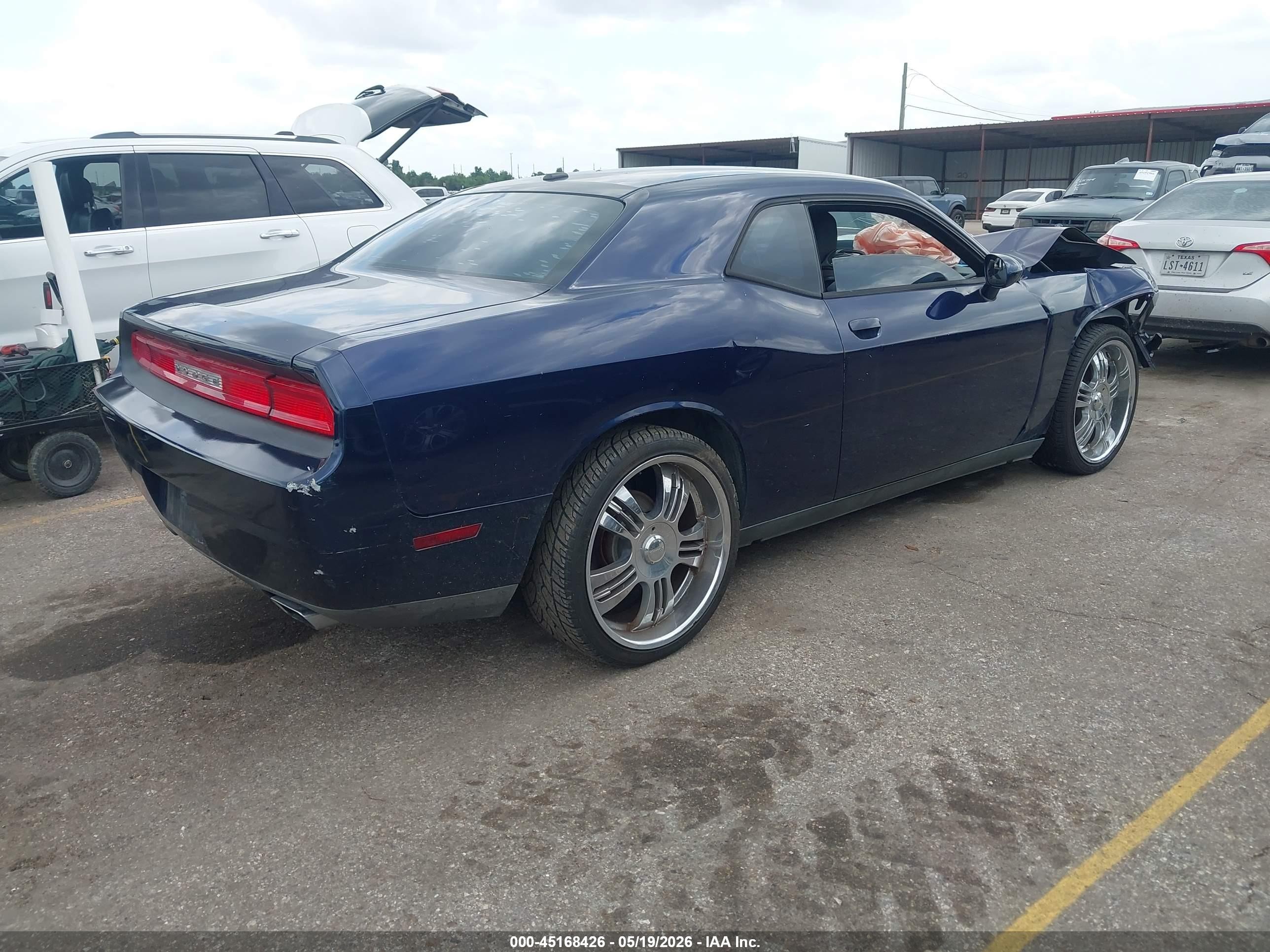 2014 Dodge Challenger Sxt Blue vin: 2C3CDYAG5EH293980