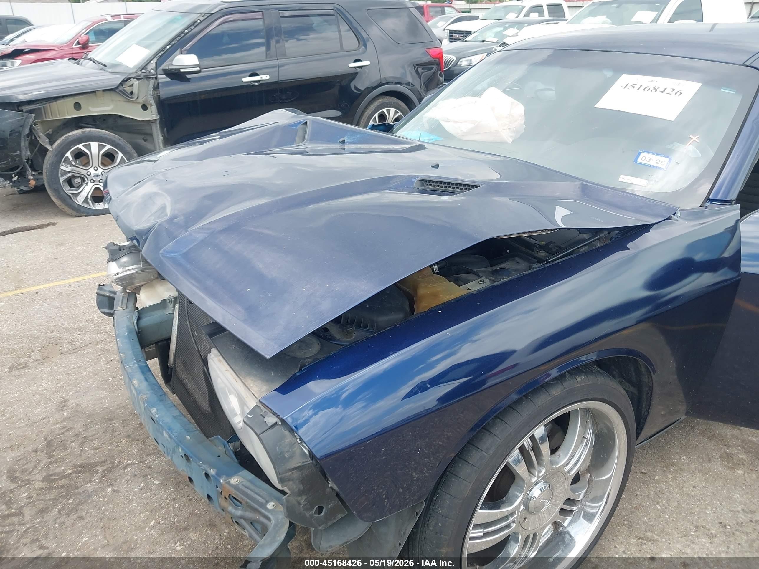 2014 Dodge Challenger Sxt Blue vin: 2C3CDYAG5EH293980