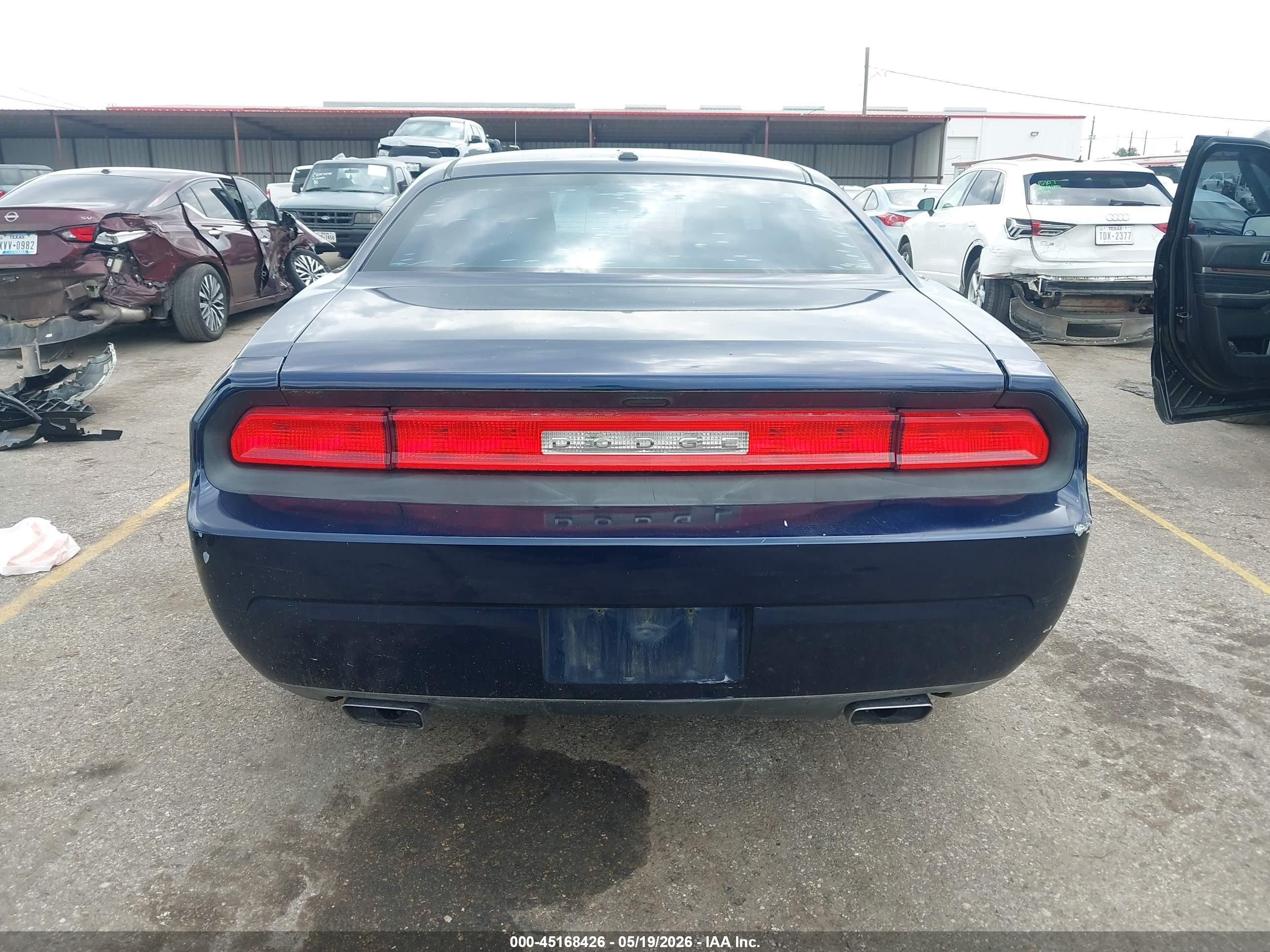 2014 Dodge Challenger Sxt Blue vin: 2C3CDYAG5EH293980