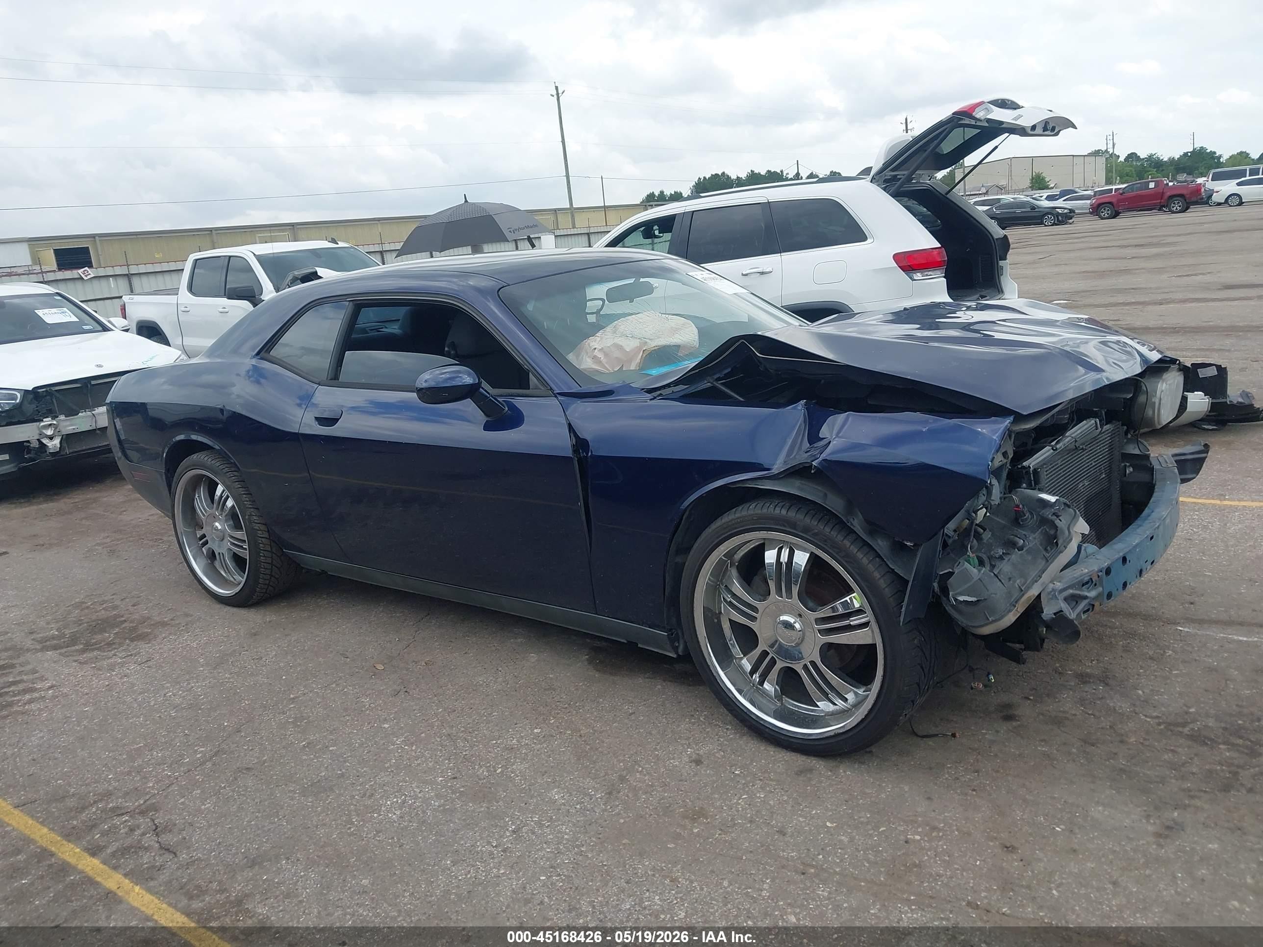2014 Dodge Challenger Sxt Blue vin: 2C3CDYAG5EH293980