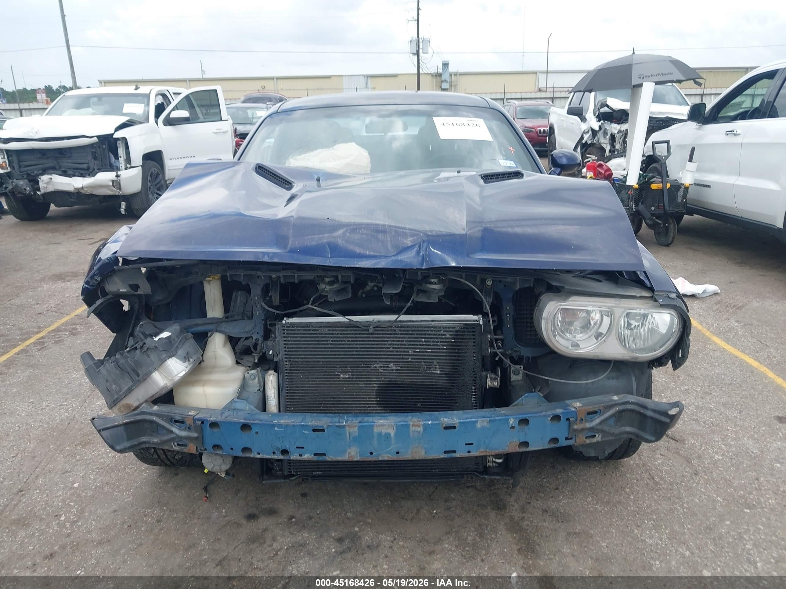 2014 Dodge Challenger Sxt Blue vin: 2C3CDYAG5EH293980