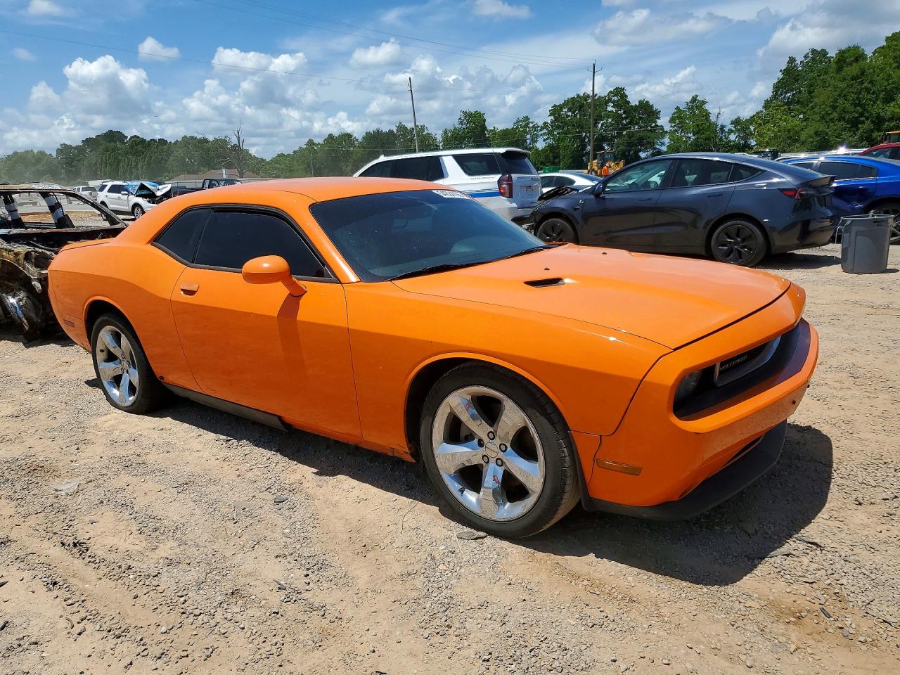 2012 Dodge Challenger Sxt Orange vin: 2C3CDYAG6CH135130