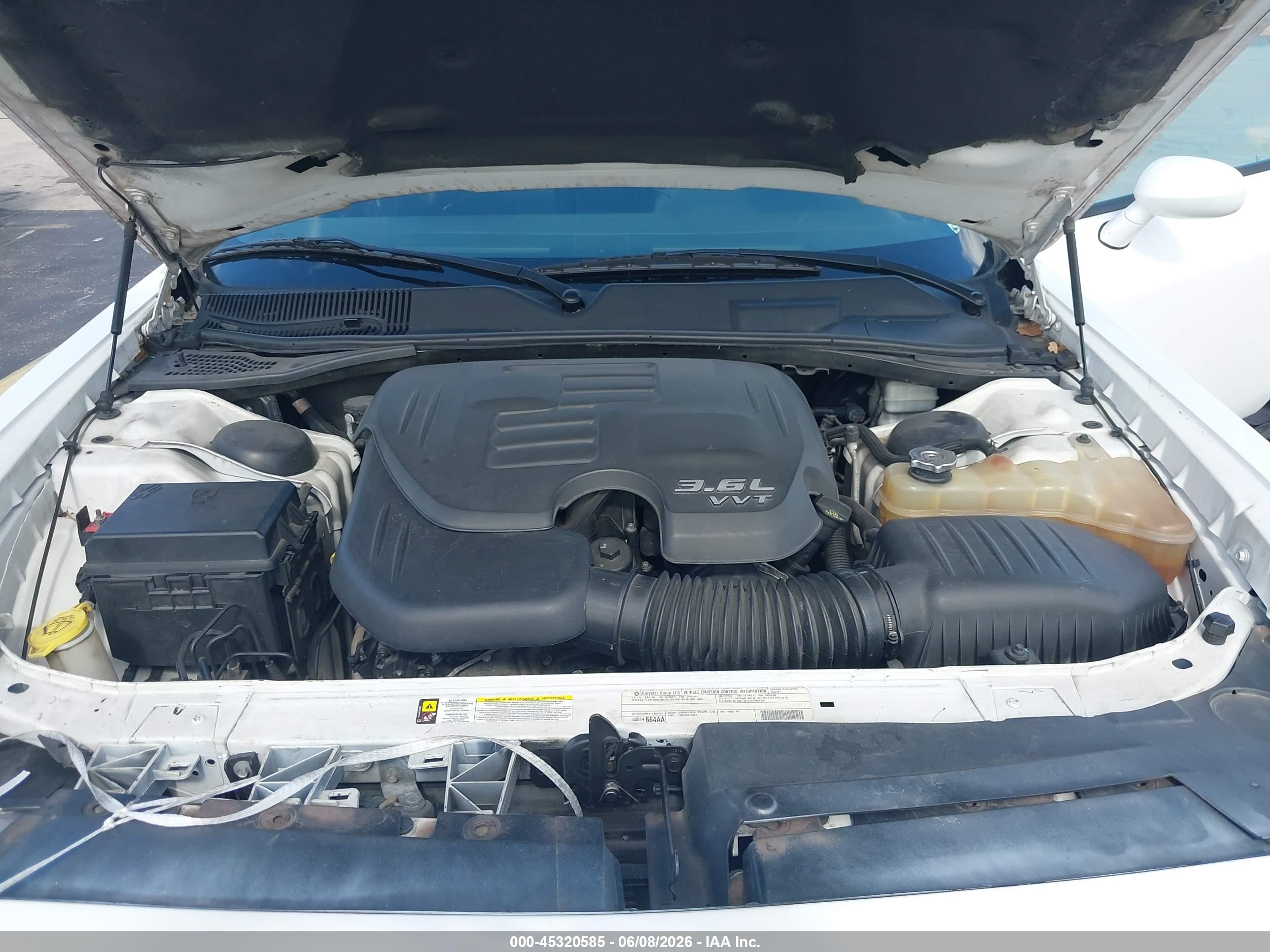 2012 Dodge Challenger Sxt White vin: 2C3CDYAG6CH246681
