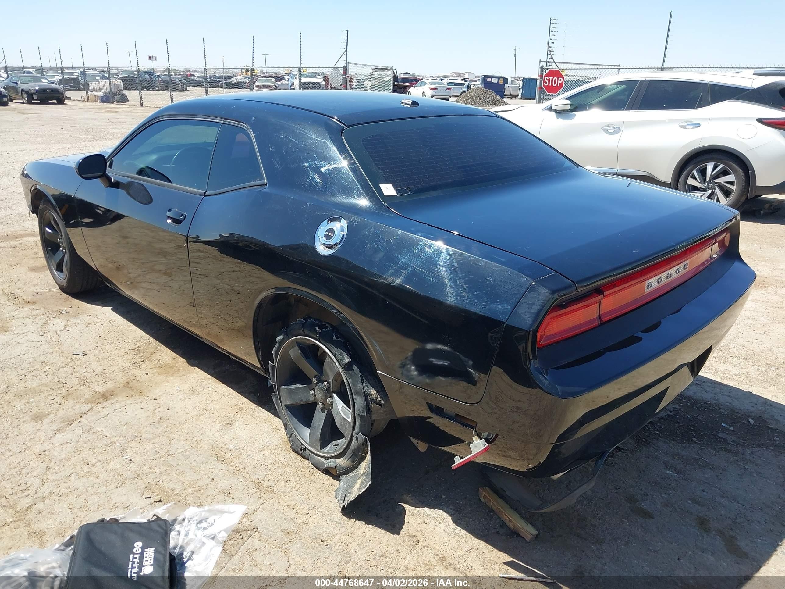 2013 Dodge Challenger Sxt Black vin: 2C3CDYAG6DH511973