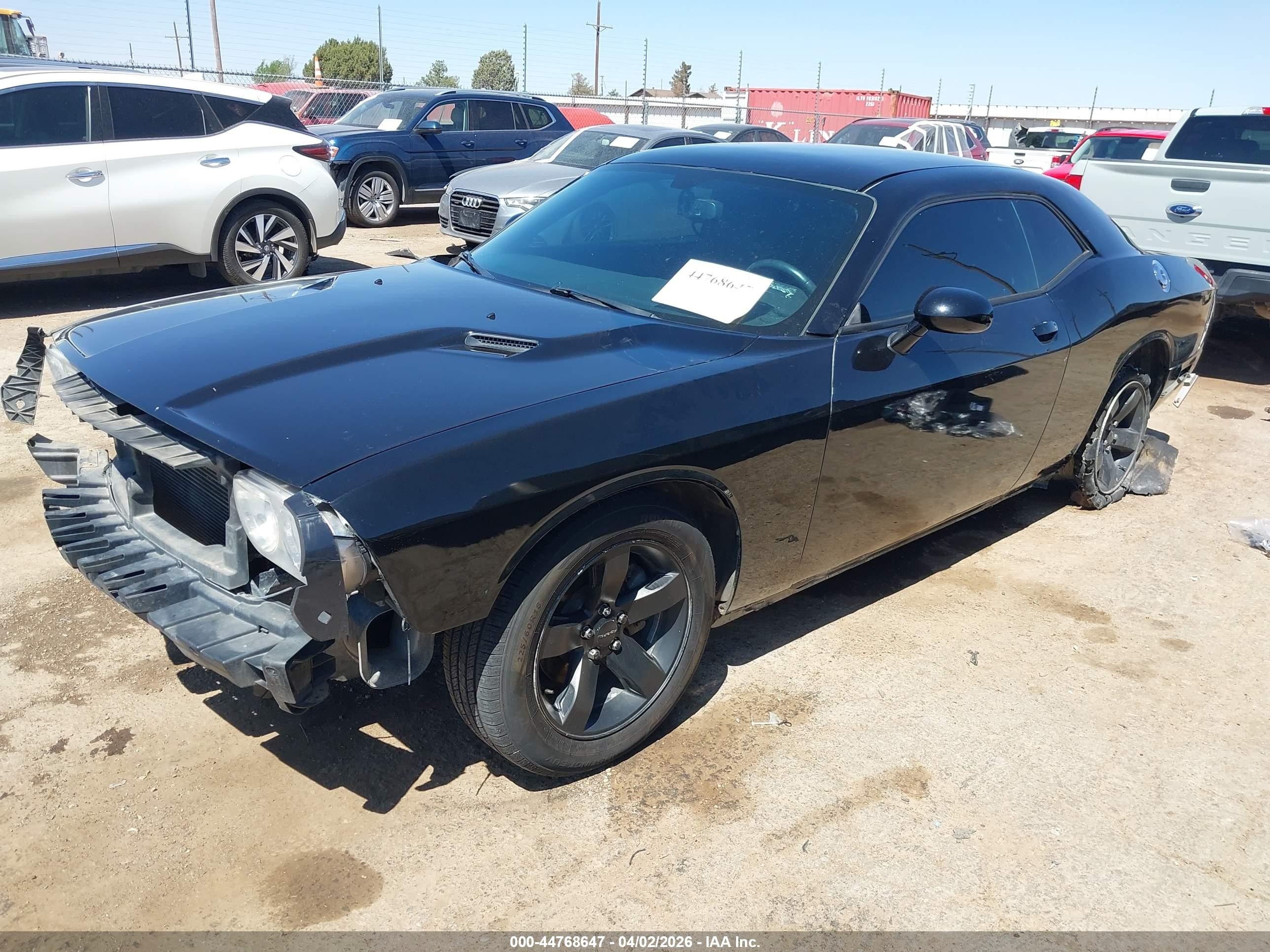 2013 Dodge Challenger Sxt Black vin: 2C3CDYAG6DH511973