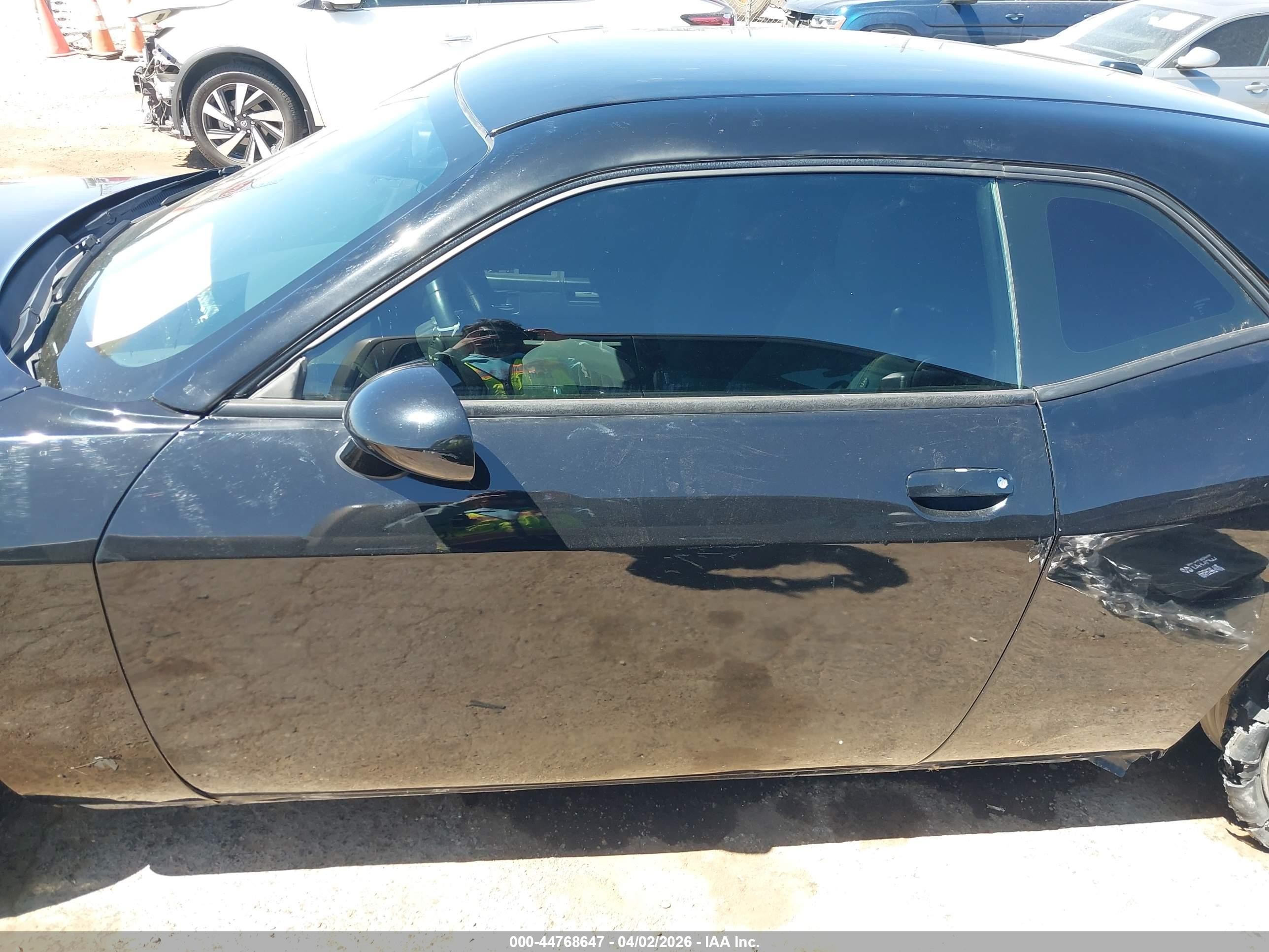 2013 Dodge Challenger Sxt Black vin: 2C3CDYAG6DH511973