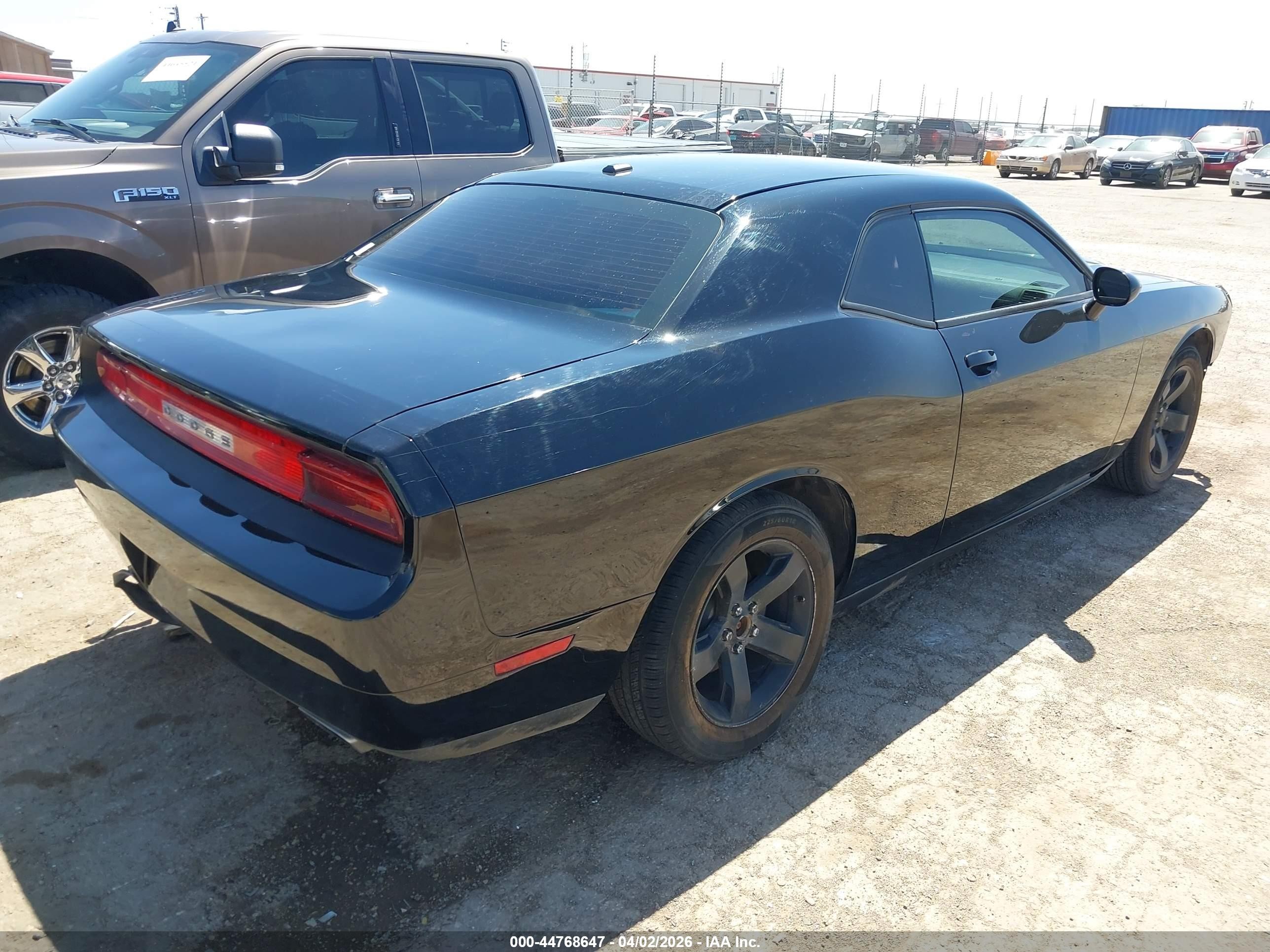 2013 Dodge Challenger Sxt Black vin: 2C3CDYAG6DH511973