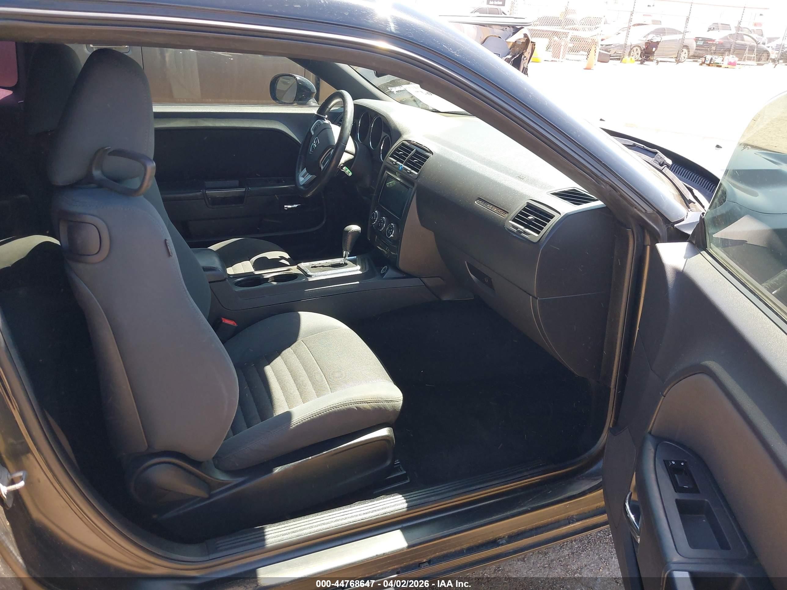 2013 Dodge Challenger Sxt Black vin: 2C3CDYAG6DH511973