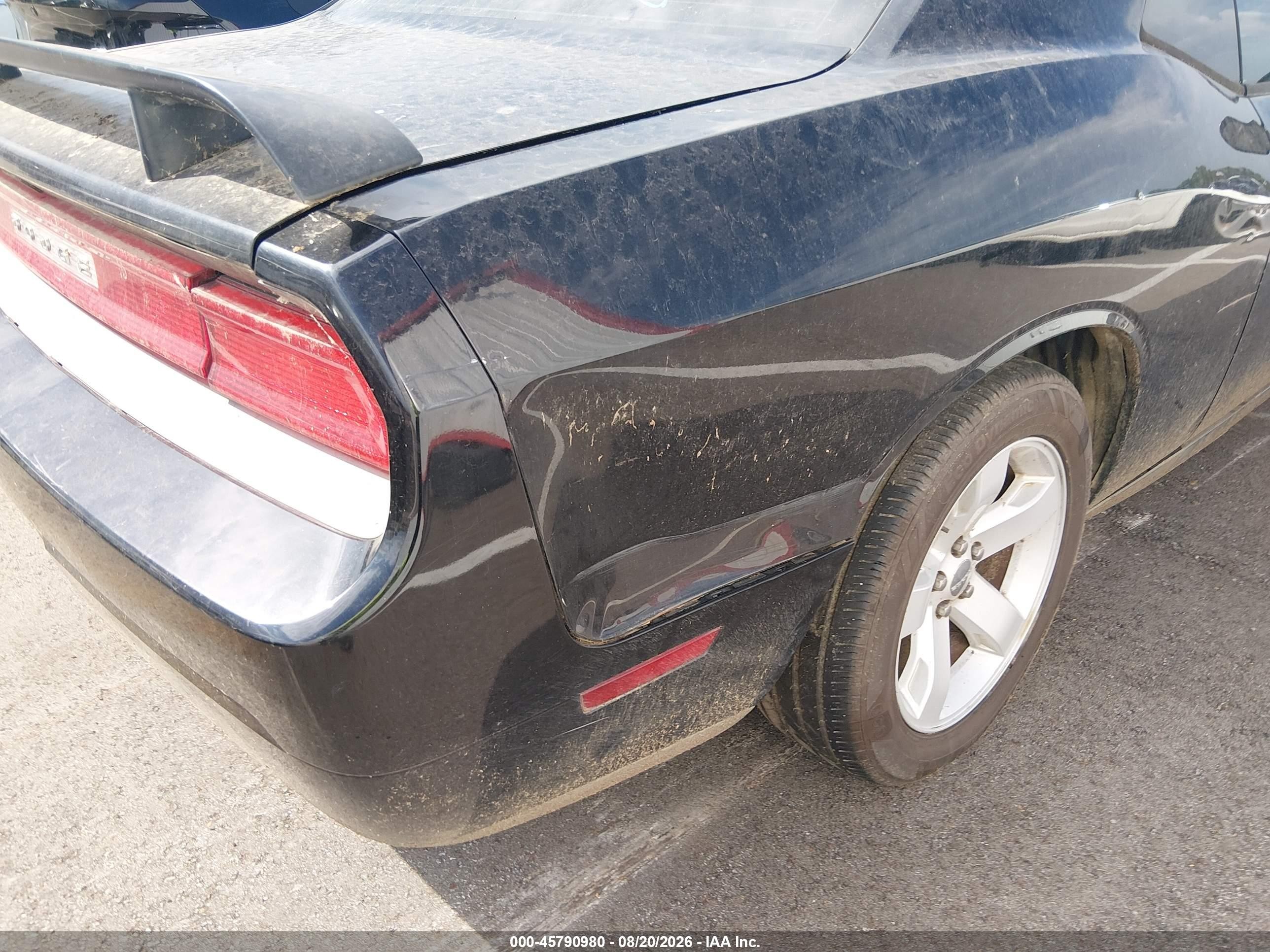 2013 Dodge Challenger Sxt Black vin: 2C3CDYAG6DH536369