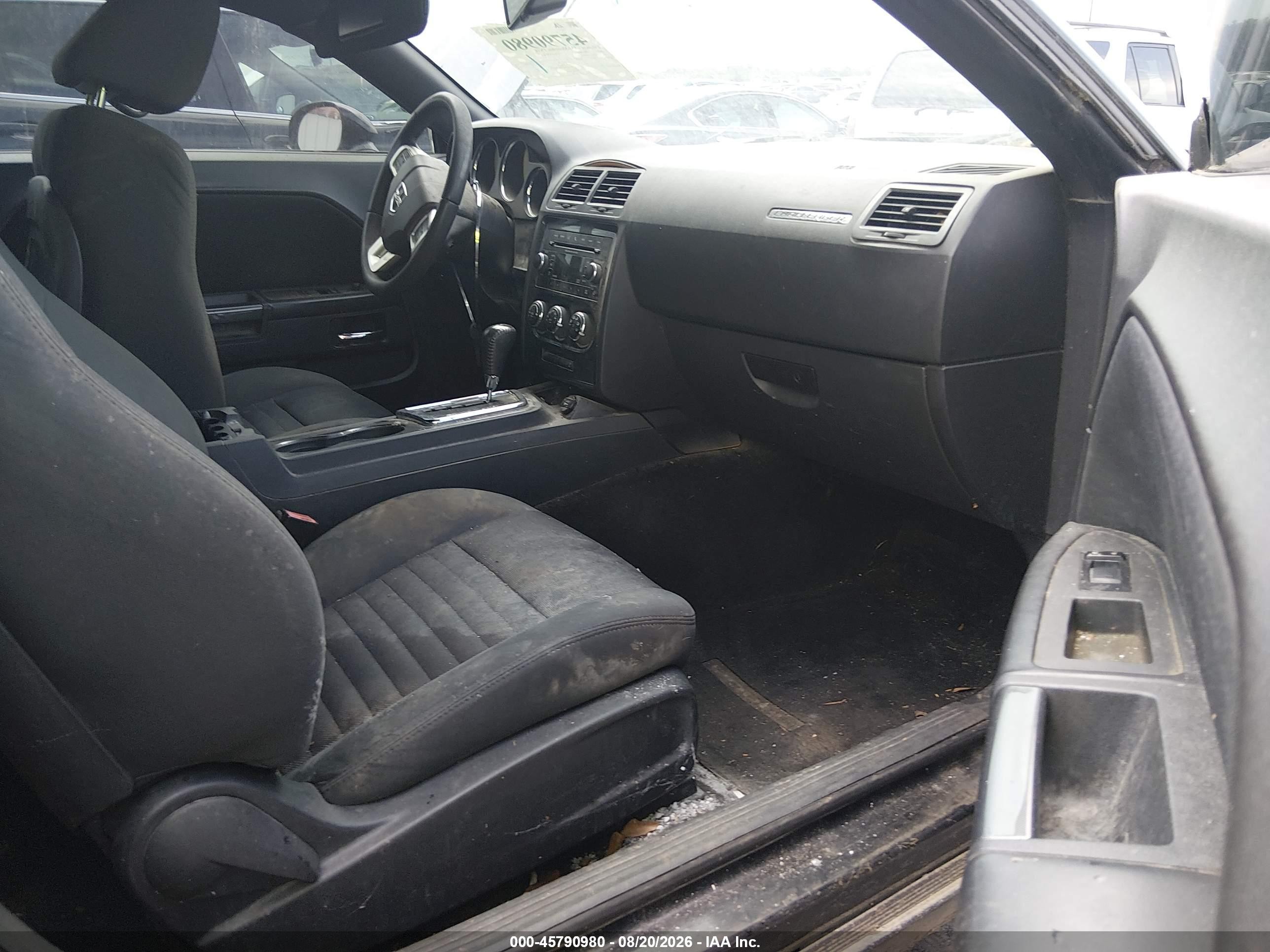 2013 Dodge Challenger Sxt Black vin: 2C3CDYAG6DH536369