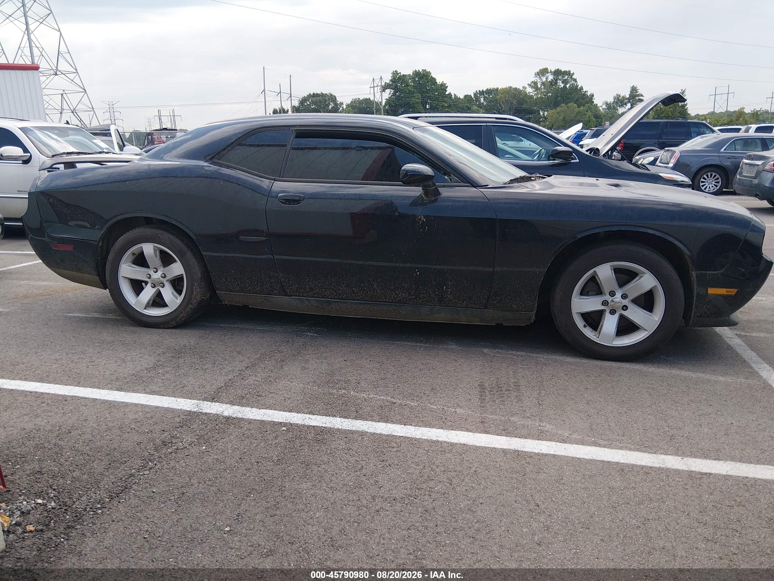 2013 Dodge Challenger Sxt Black vin: 2C3CDYAG6DH536369