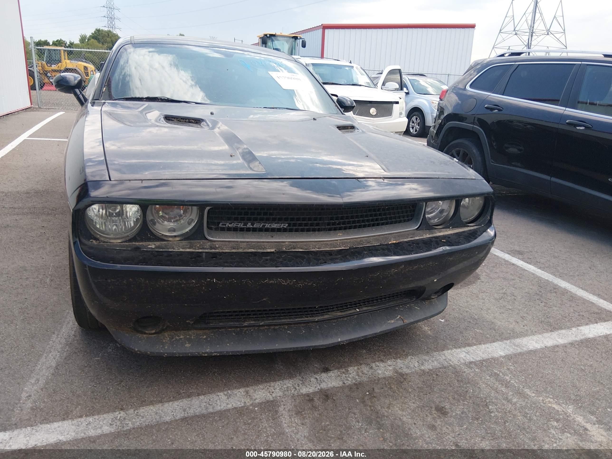 2013 Dodge Challenger Sxt Black vin: 2C3CDYAG6DH536369