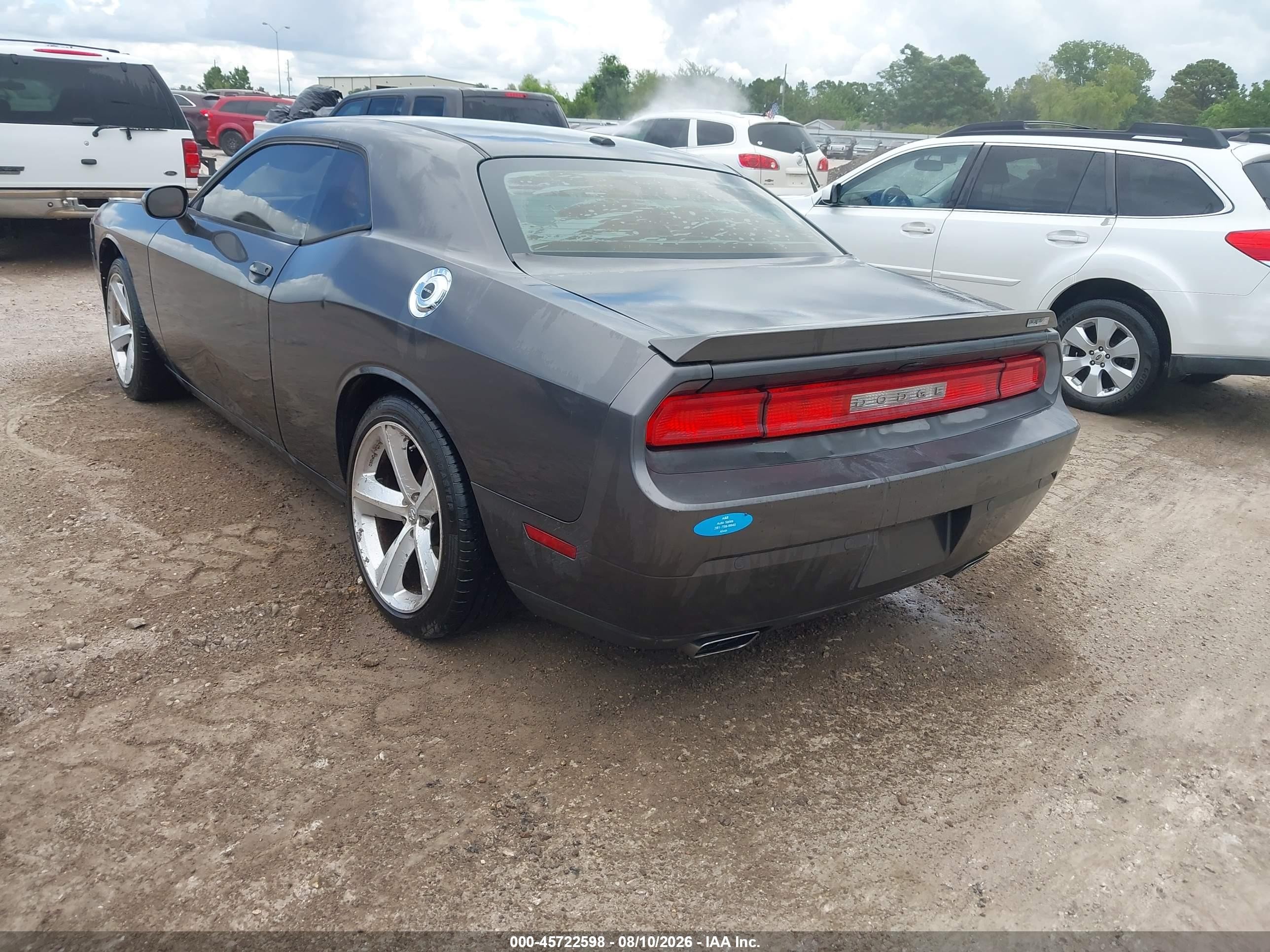2013 Dodge Challenger Sxt Plus Gray vin: 2C3CDYAG6DH591355
