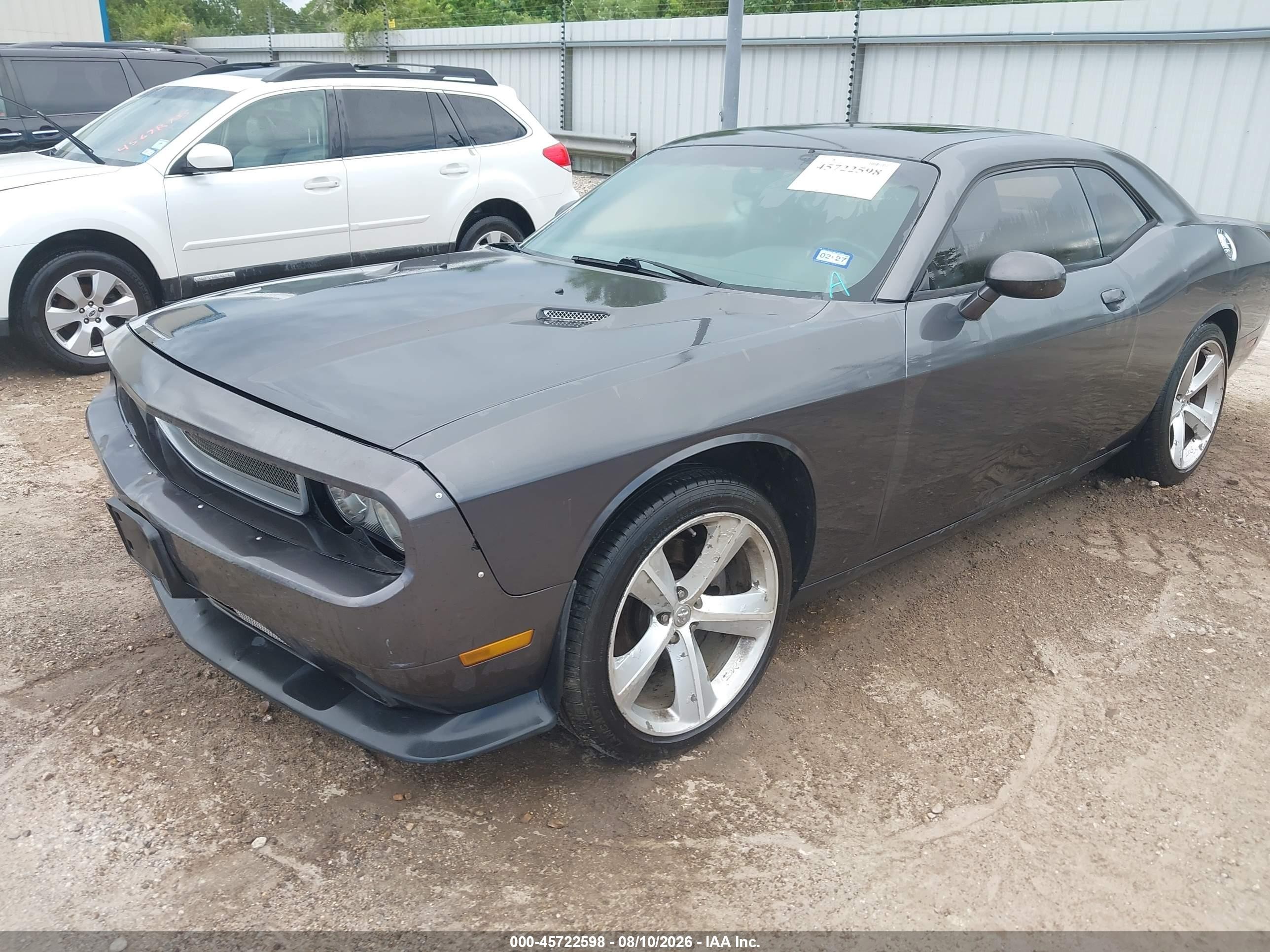 2013 Dodge Challenger Sxt Plus Gray vin: 2C3CDYAG6DH591355