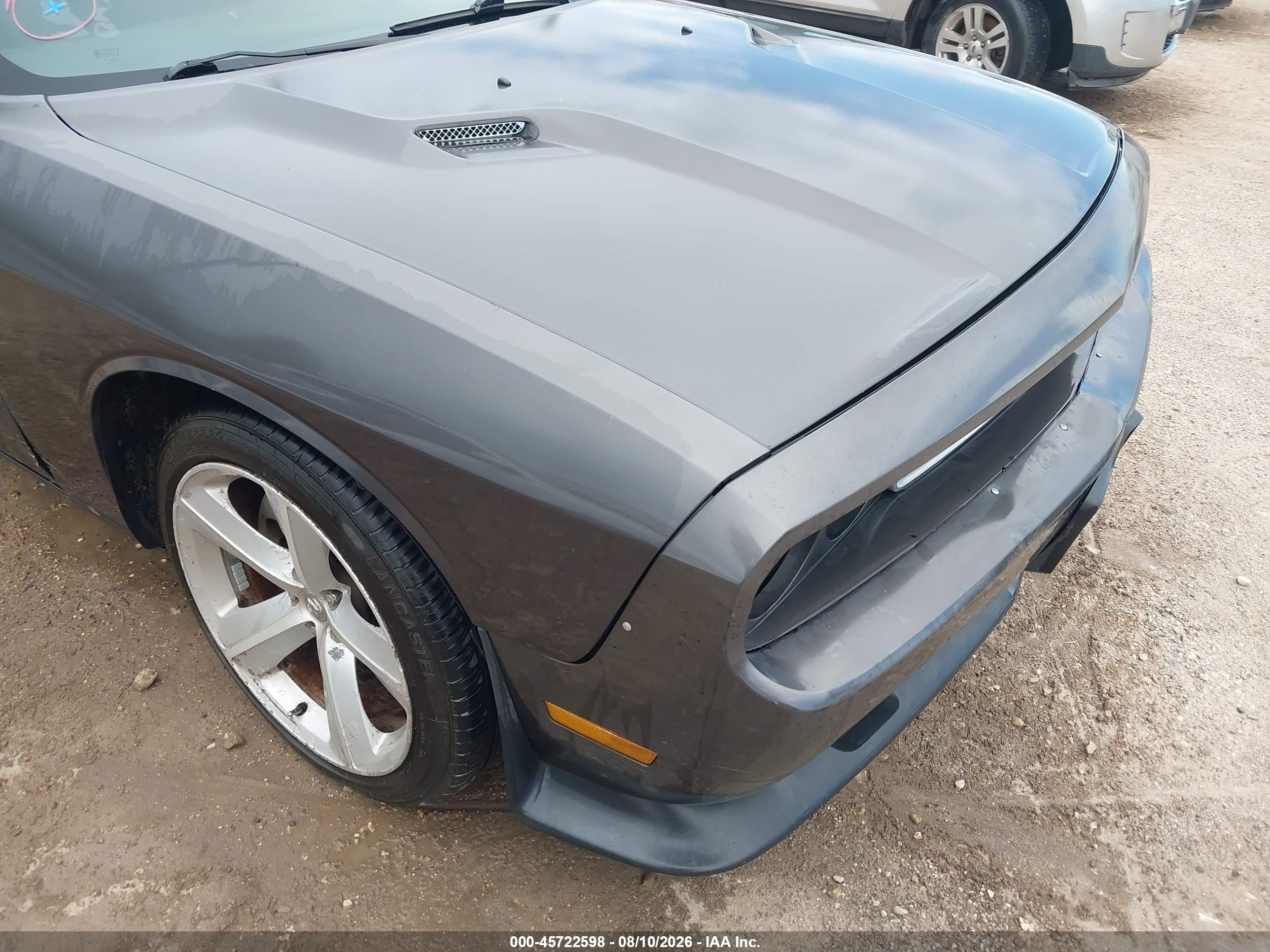 2013 Dodge Challenger Sxt Plus Gray vin: 2C3CDYAG6DH591355