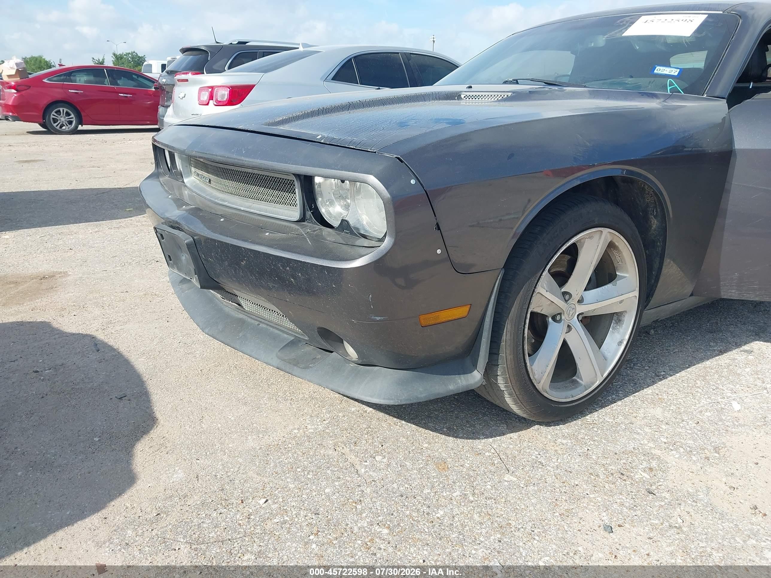 2013 Dodge Challenger Sxt Plus Gray vin: 2C3CDYAG6DH591355