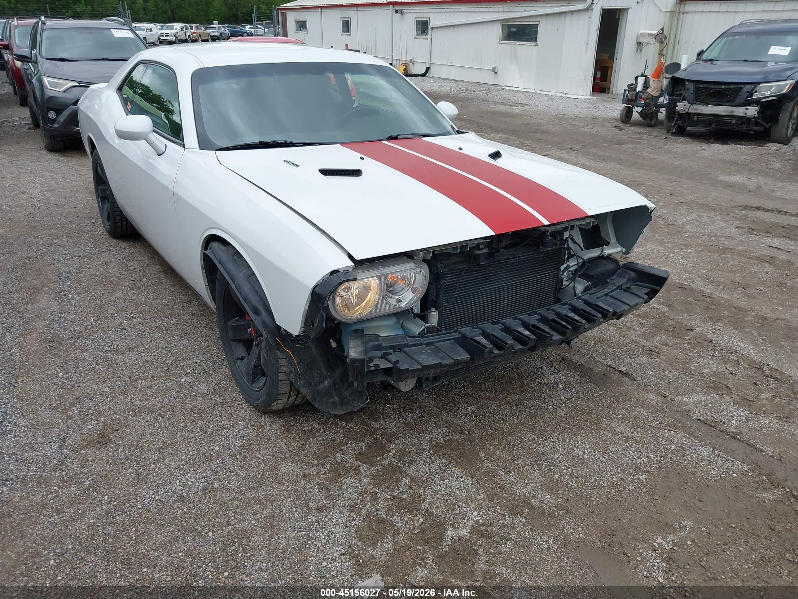2013 Dodge Challenger Sxt White vin: 2C3CDYAG6DH627822