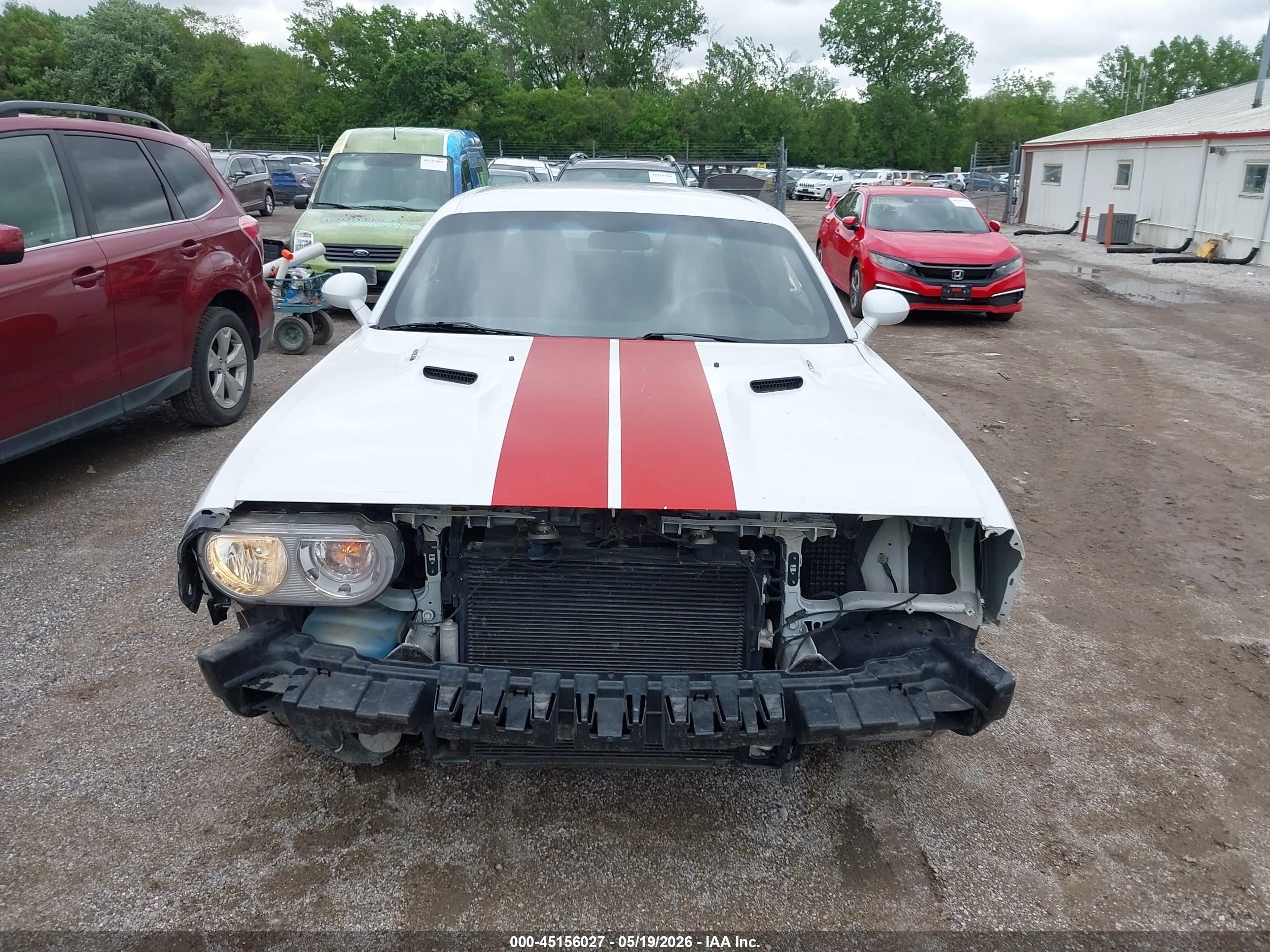 2013 Dodge Challenger Sxt White vin: 2C3CDYAG6DH627822