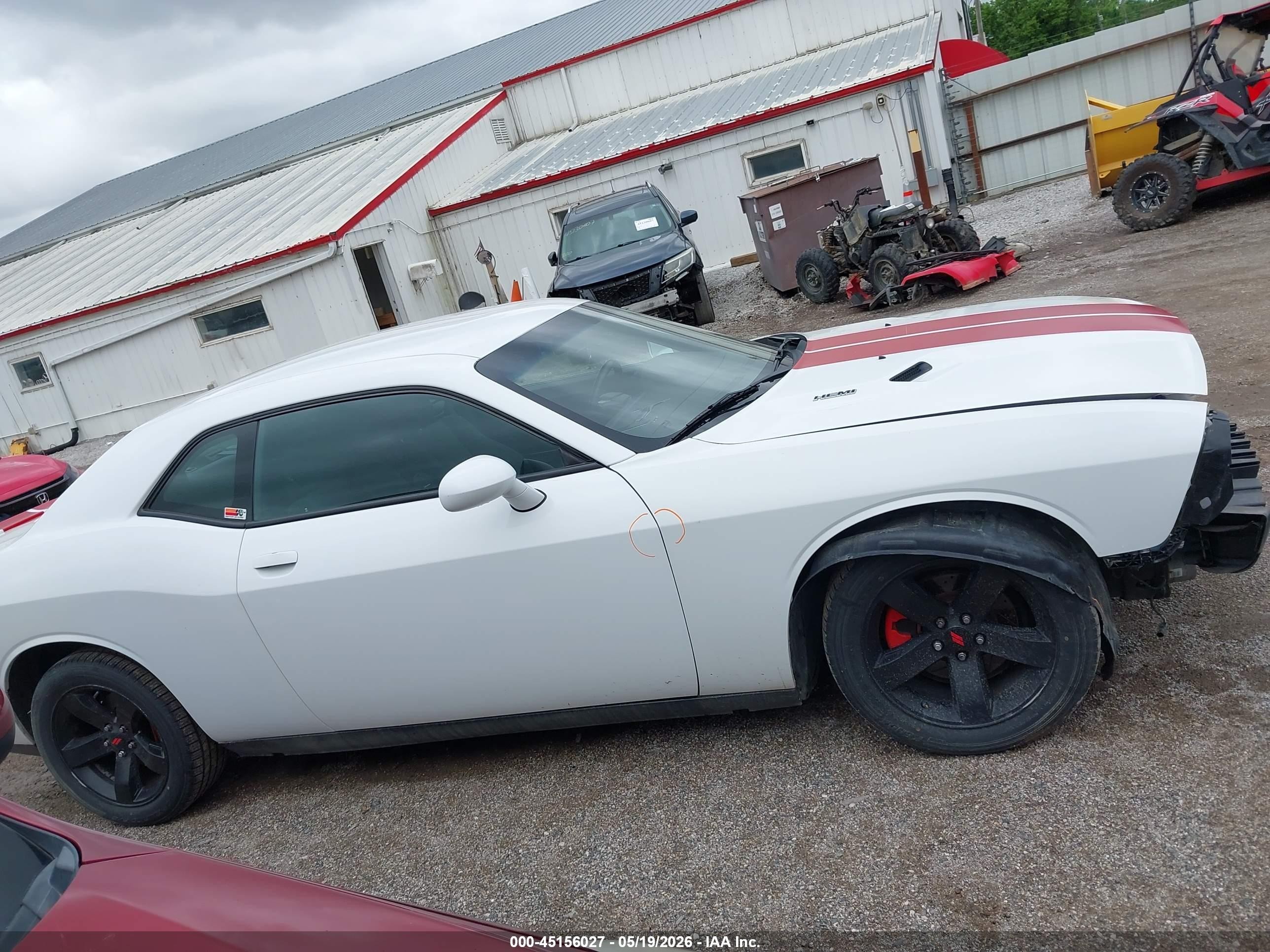 2013 Dodge Challenger Sxt White vin: 2C3CDYAG6DH627822