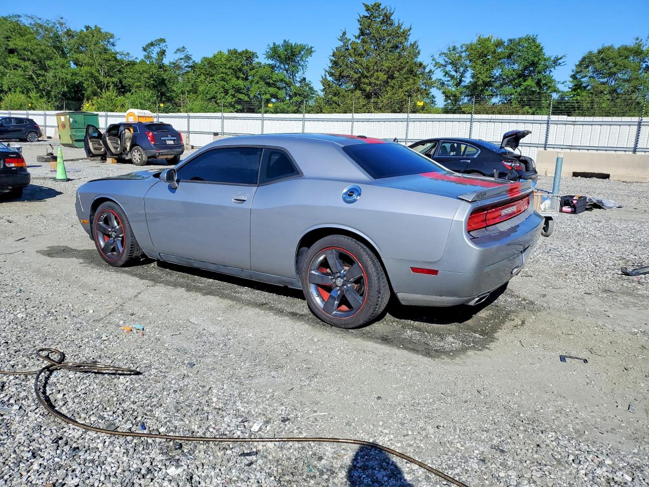 2013 Dodge Challenger Sxt Silver vin: 2C3CDYAG6DH642000