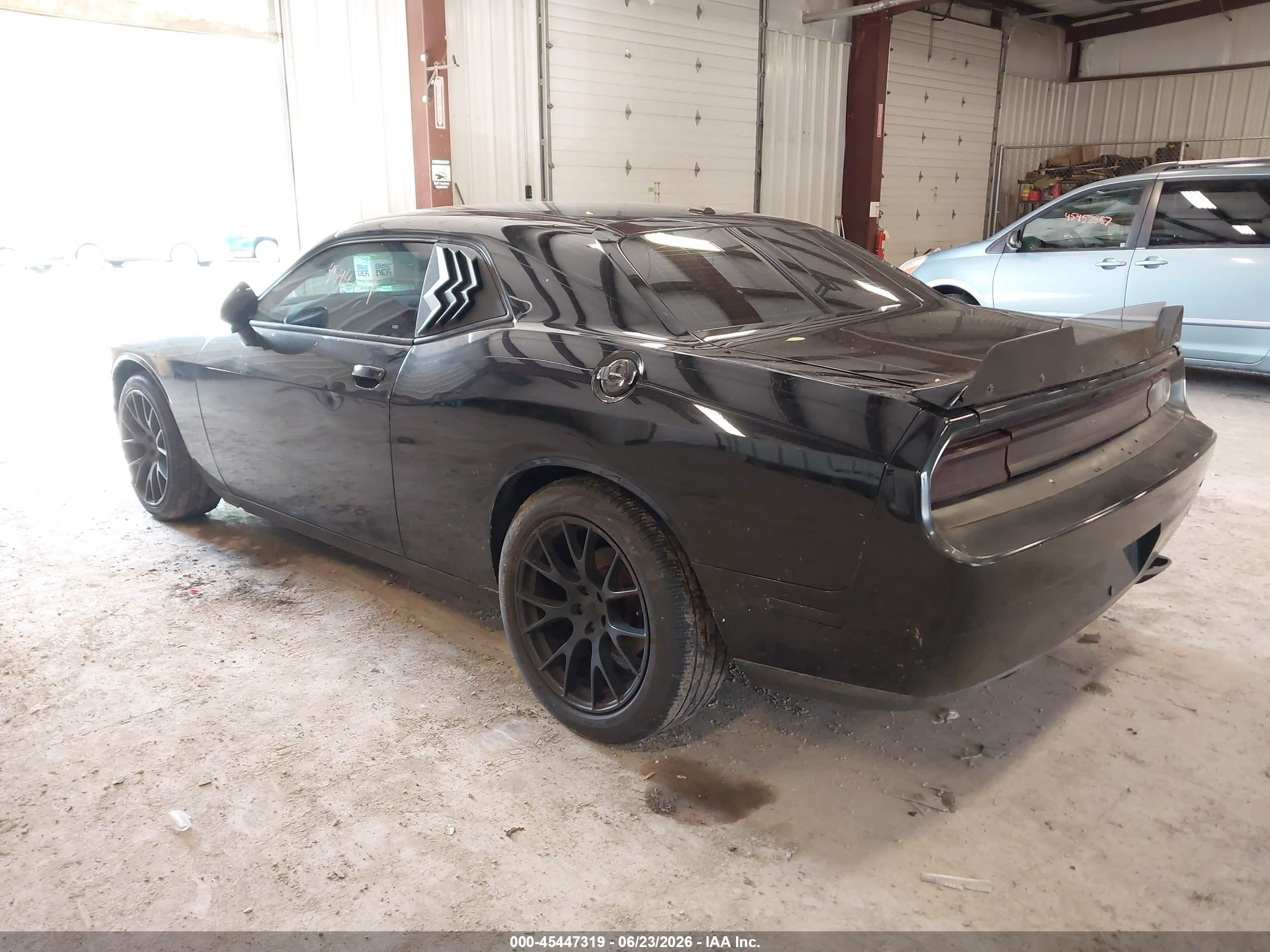 2013 Dodge Challenger Sxt Black vin: 2C3CDYAG6DH649495
