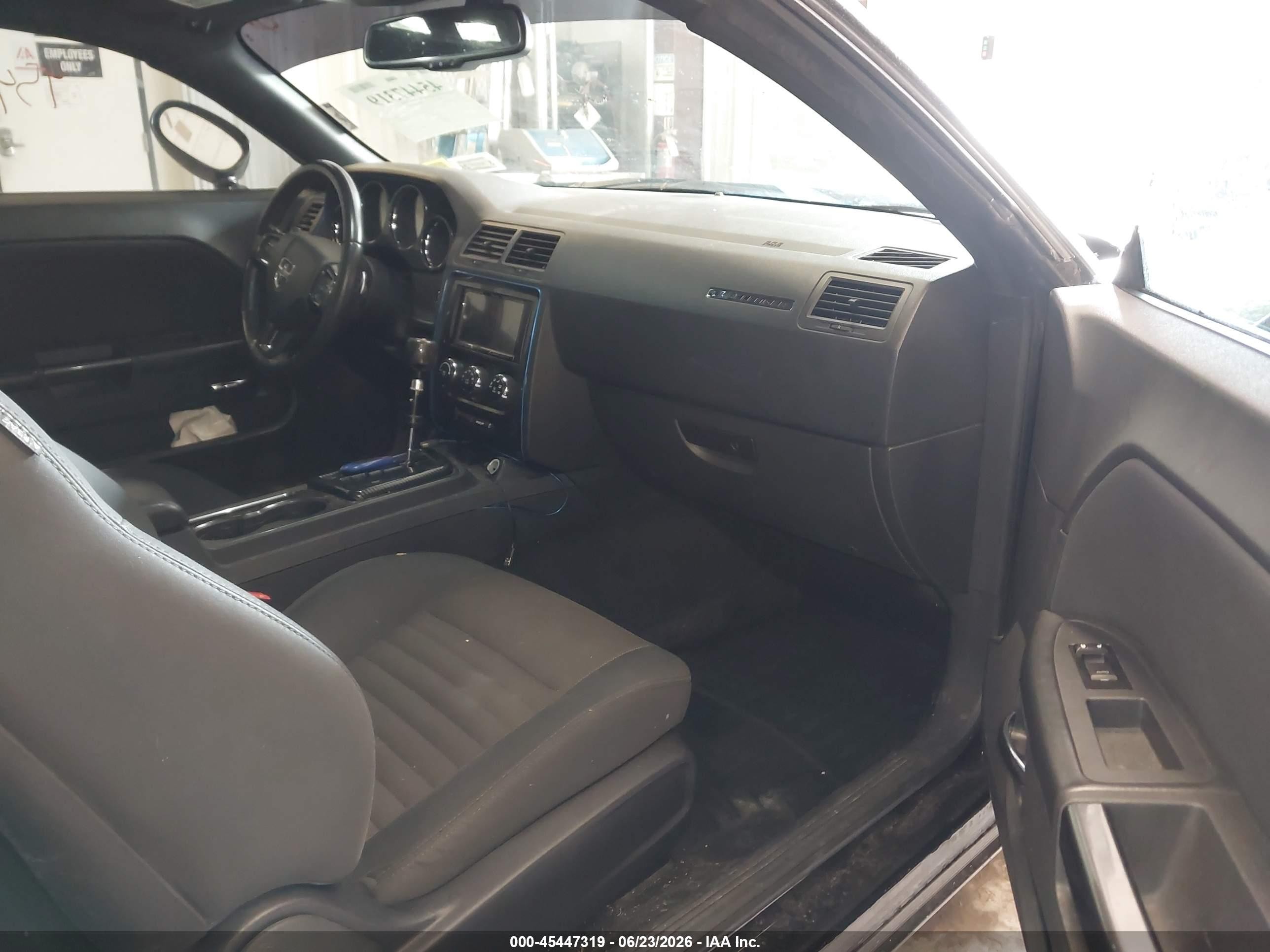 2013 Dodge Challenger Sxt Black vin: 2C3CDYAG6DH649495