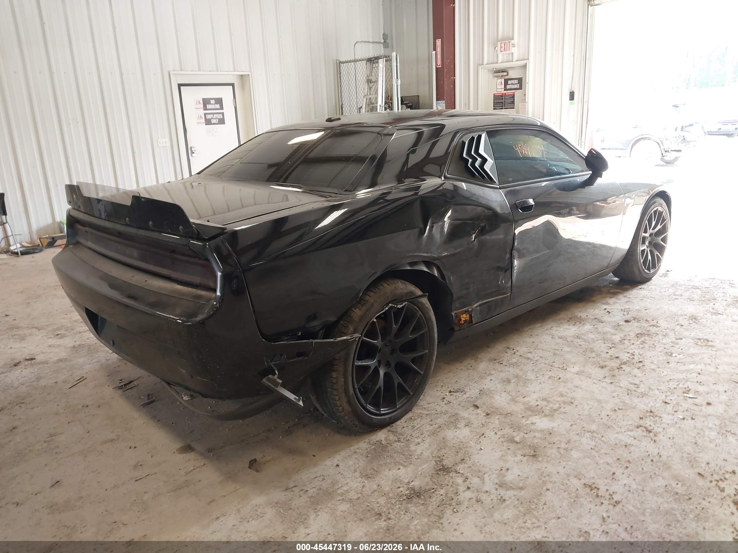 2013 Dodge Challenger Sxt Black vin: 2C3CDYAG6DH649495