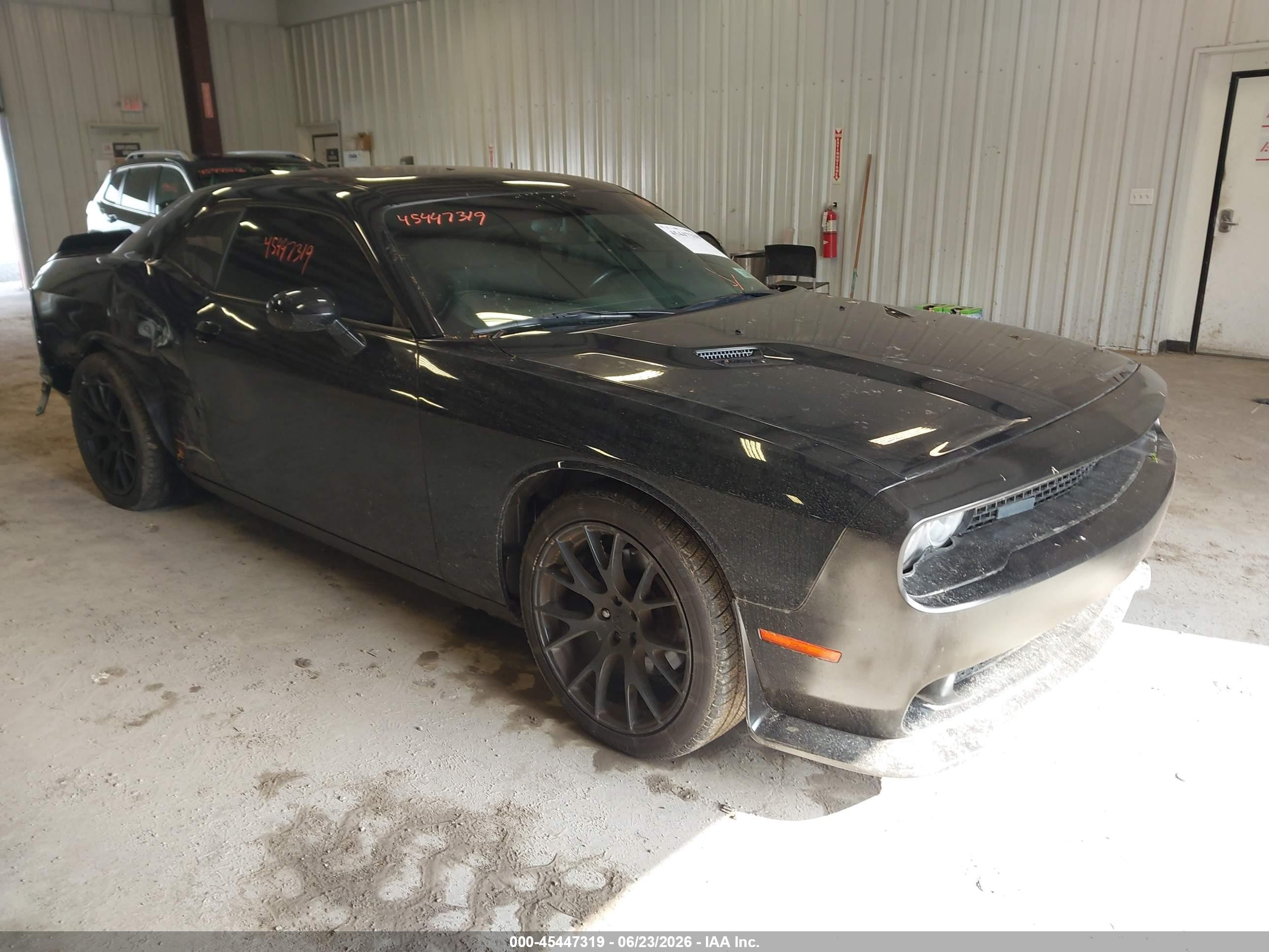 2013 Dodge Challenger Sxt Black vin: 2C3CDYAG6DH649495