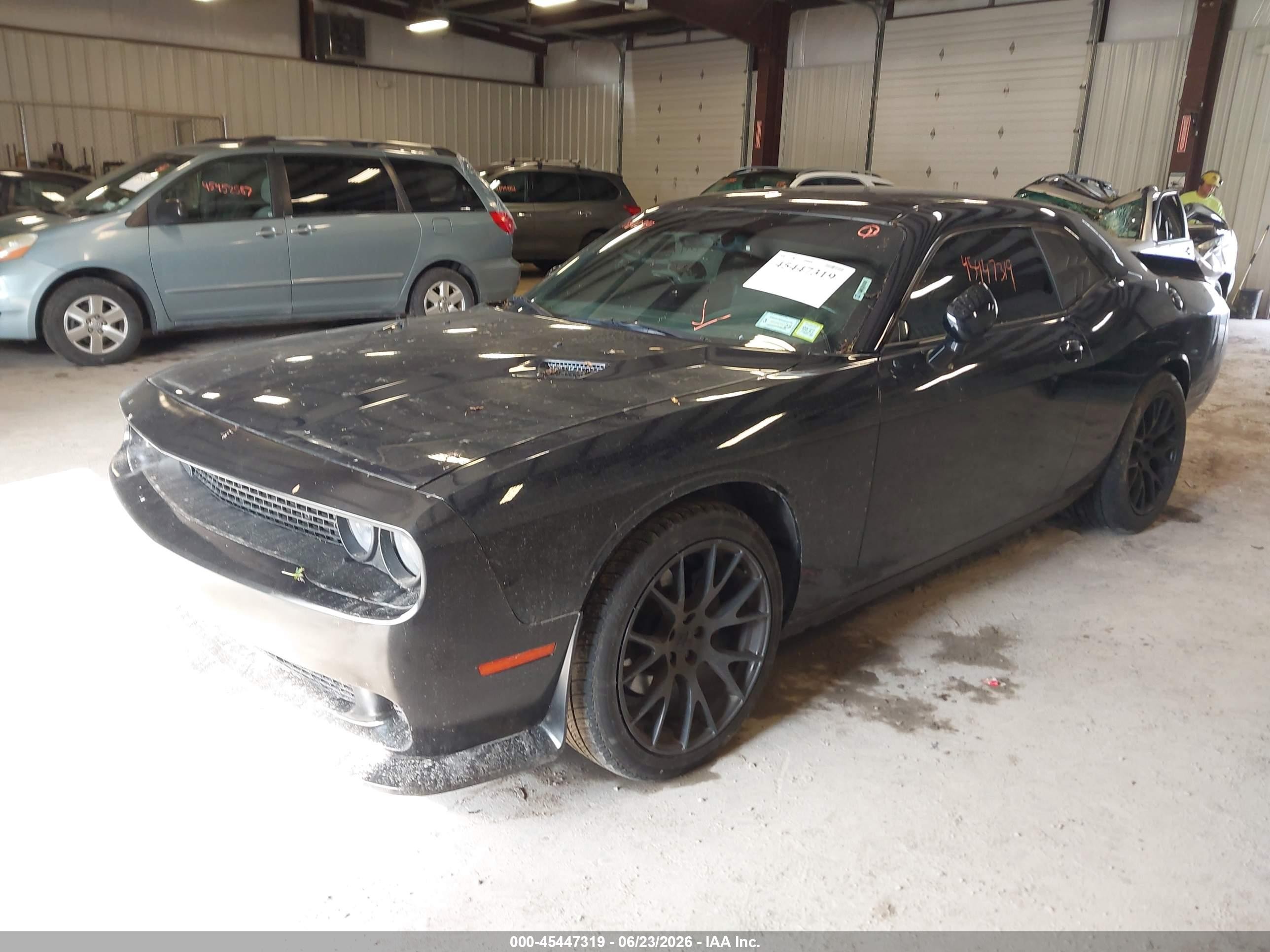 2013 Dodge Challenger Sxt Black vin: 2C3CDYAG6DH649495